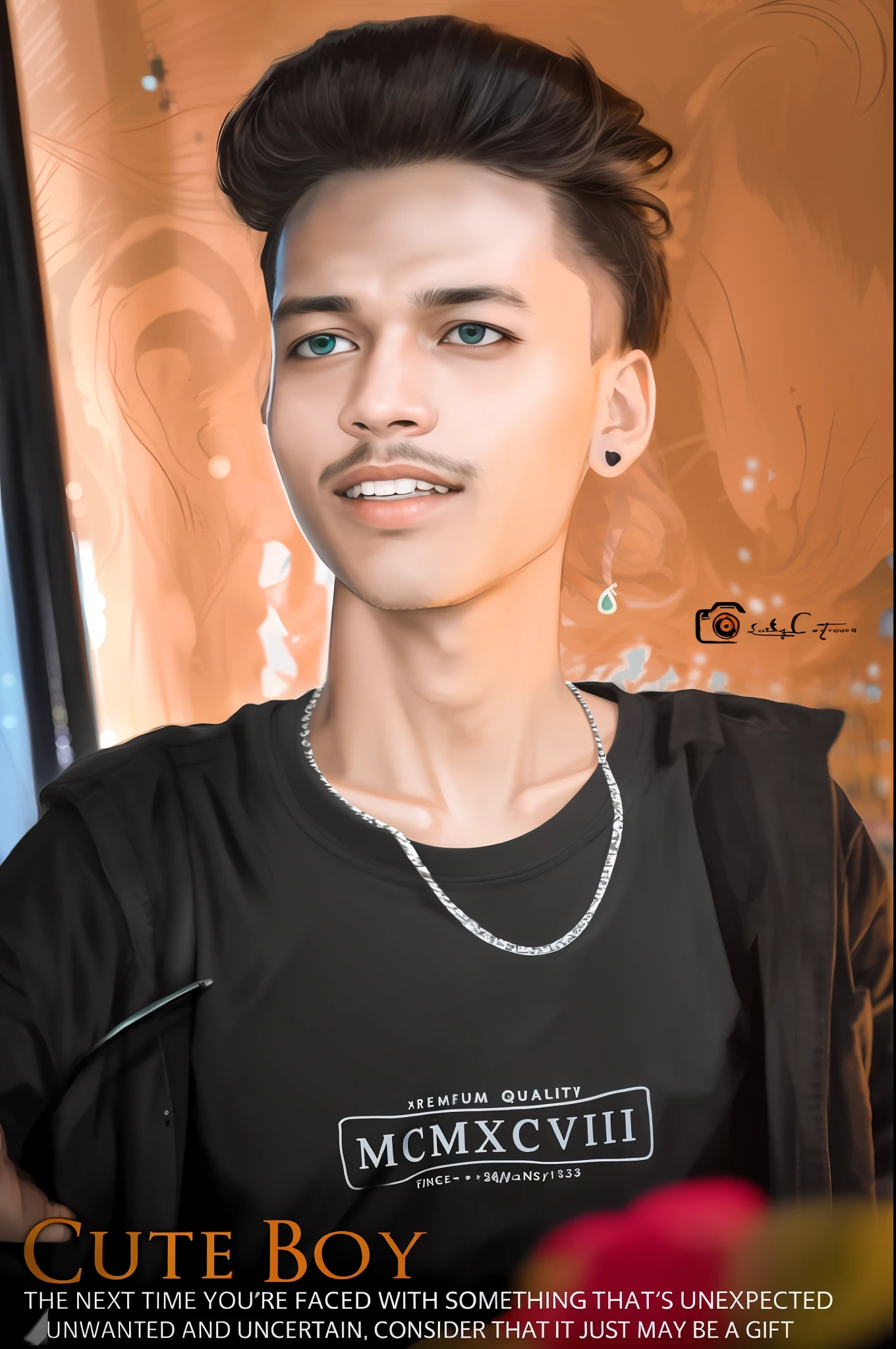 RAW photo, a portrait photo of 25 y.o man in casual clothes, night, city street, (high detailed skin:1.2), 8k uhd, dslr, soft lighting, high quality, film grain, Fujifilm XT3