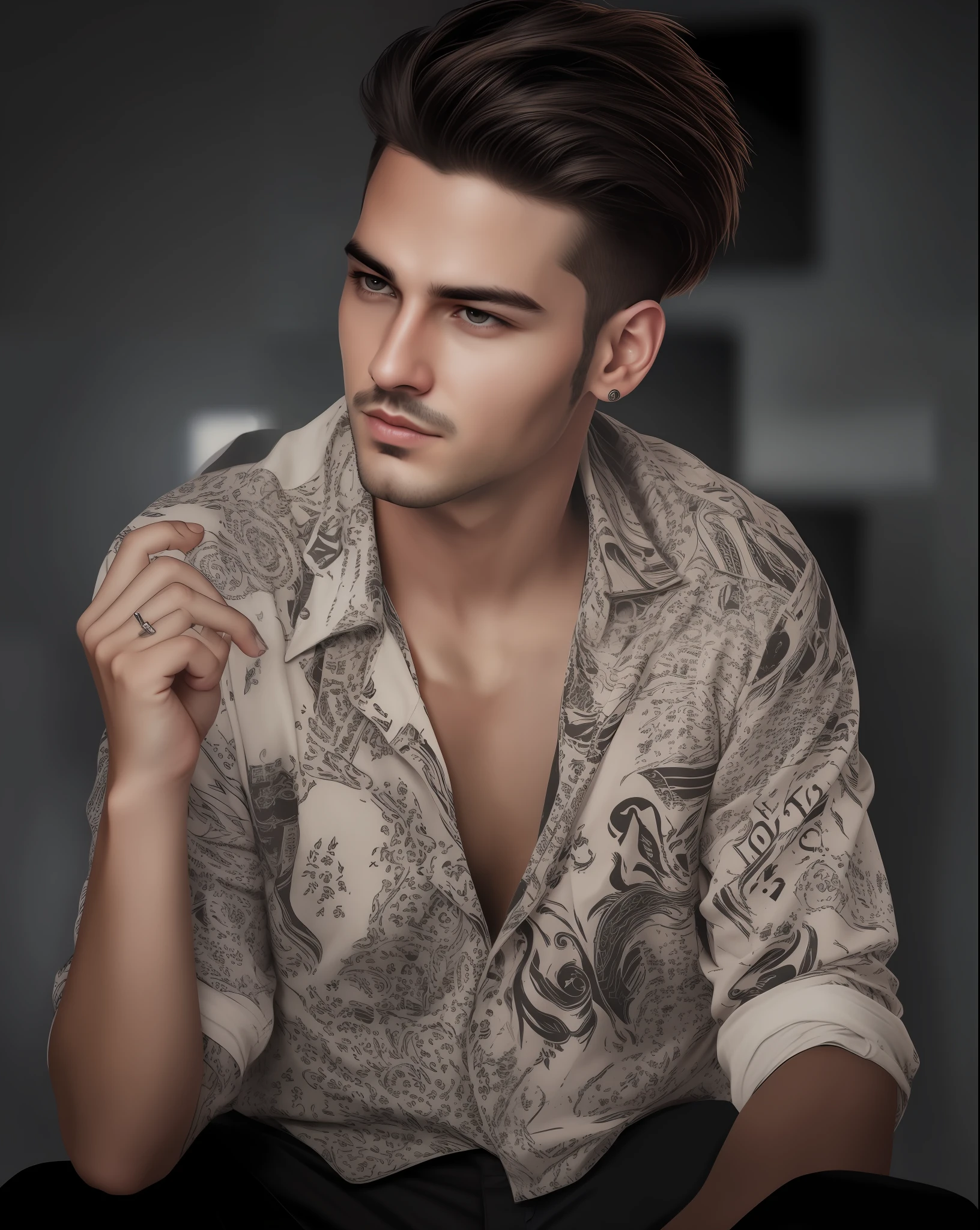 Change background cyberpunk handsome boy, realistic face, 8k ultra face