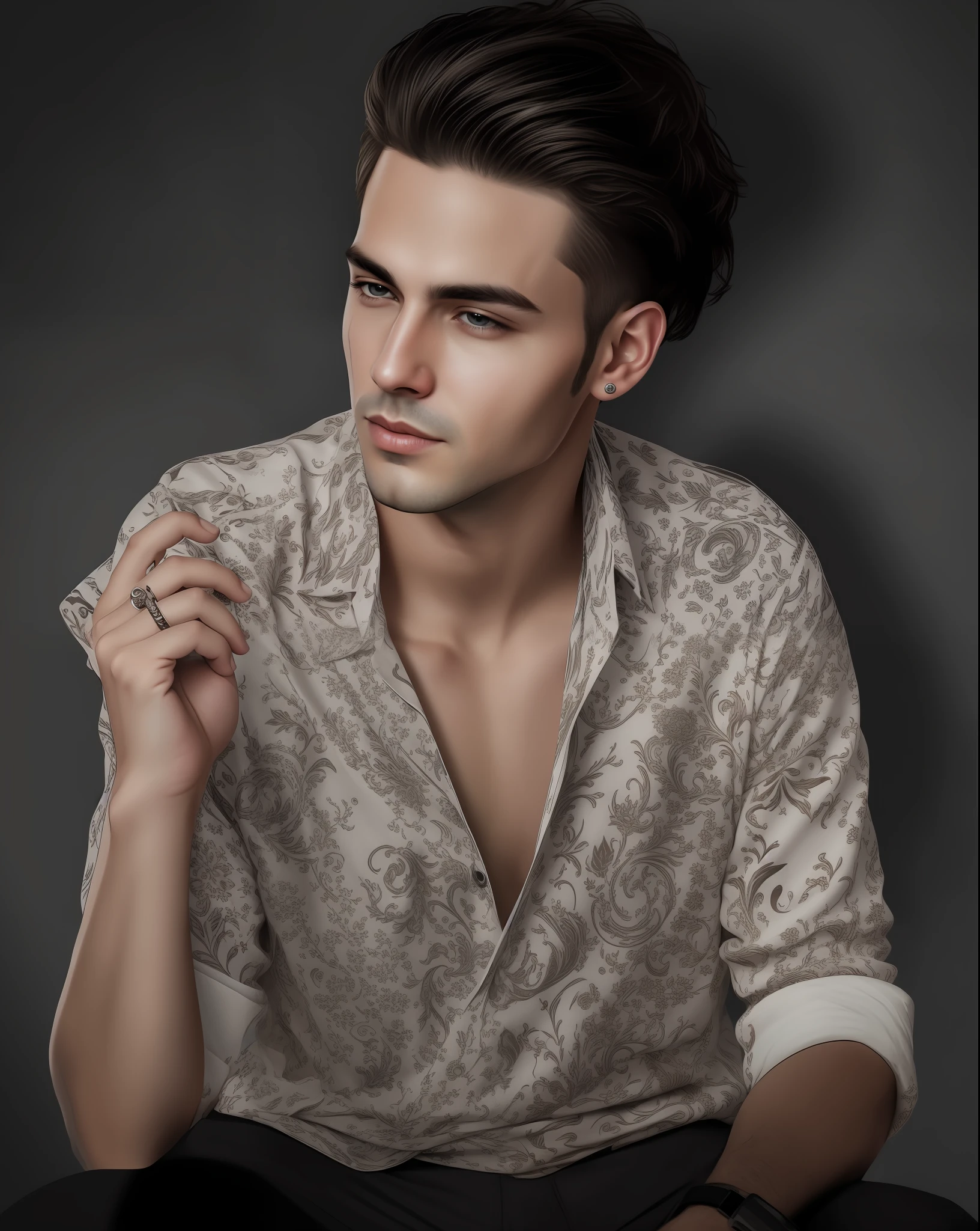 Change background cyberpunk handsome boy, realistic face, 8k ultra face