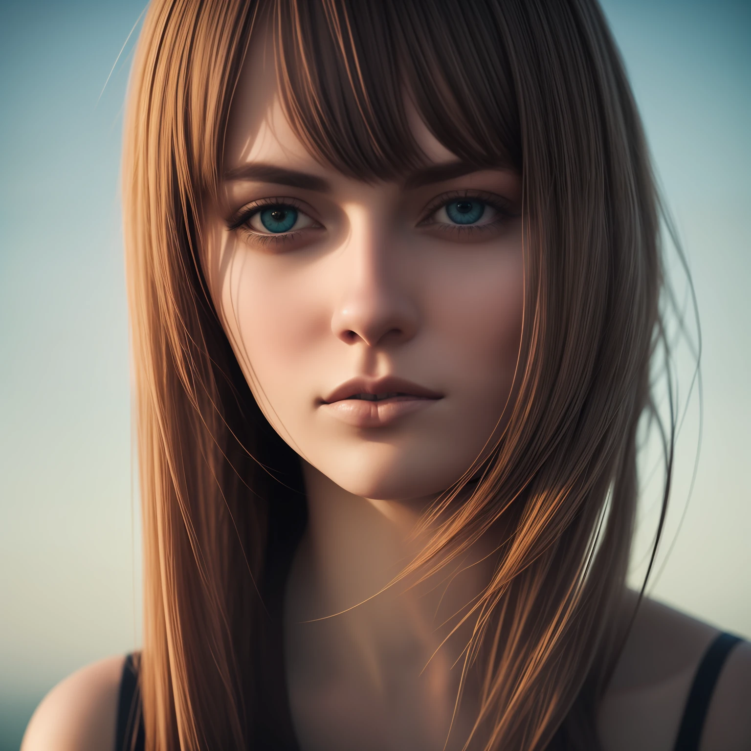 Impressive and complex color photo of an attractive and shy Nordic woman, epic character composition, by Ilya Kuvshinov, Alessio Albi, Nina Masic, sharp focus, natural lighting, subsurface scattering, F2, 35mm, film grain --auto