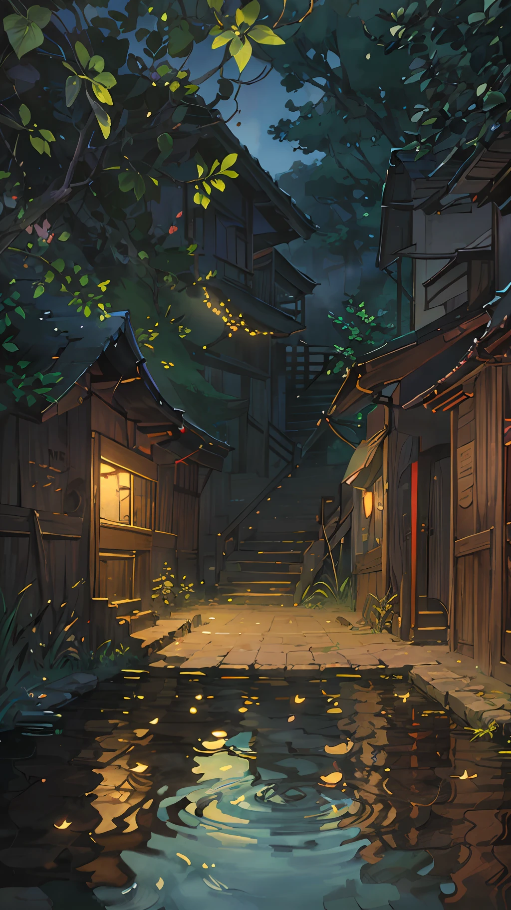 Chinese ancient times, spring, jungle, lake, cave, waterfall, tree, meadow, rock, deer, hot spring, water vapor, (illustration: 1.0), epic composition, realistic lighting, HD details, masterpiece, best quality, (very detailed CG unified 8k wallpaper) --auto
