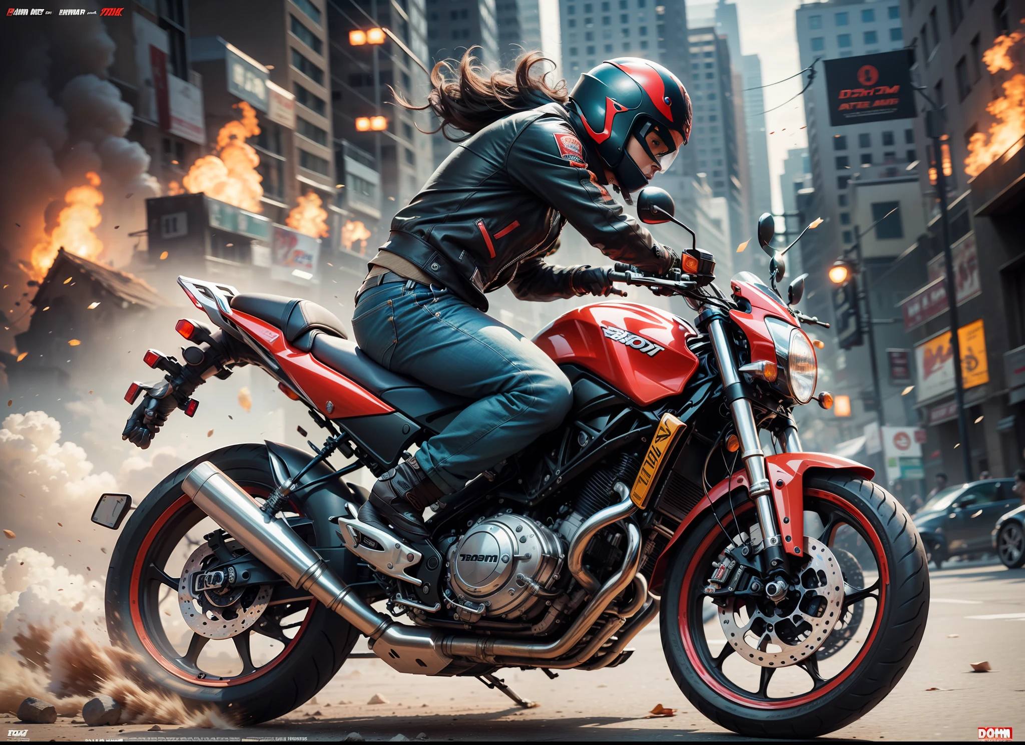dhoom action movie poster, full view