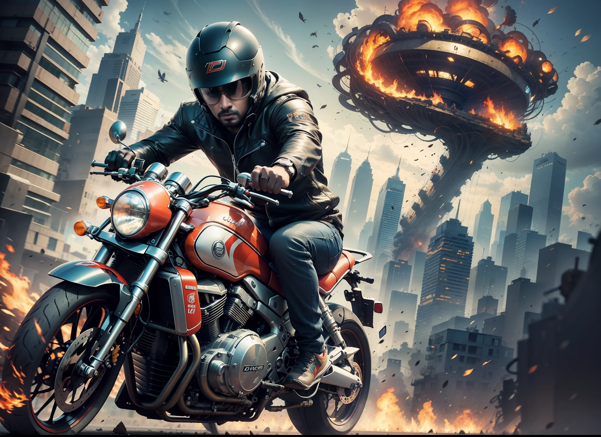 dhoom action movie poster, full view
