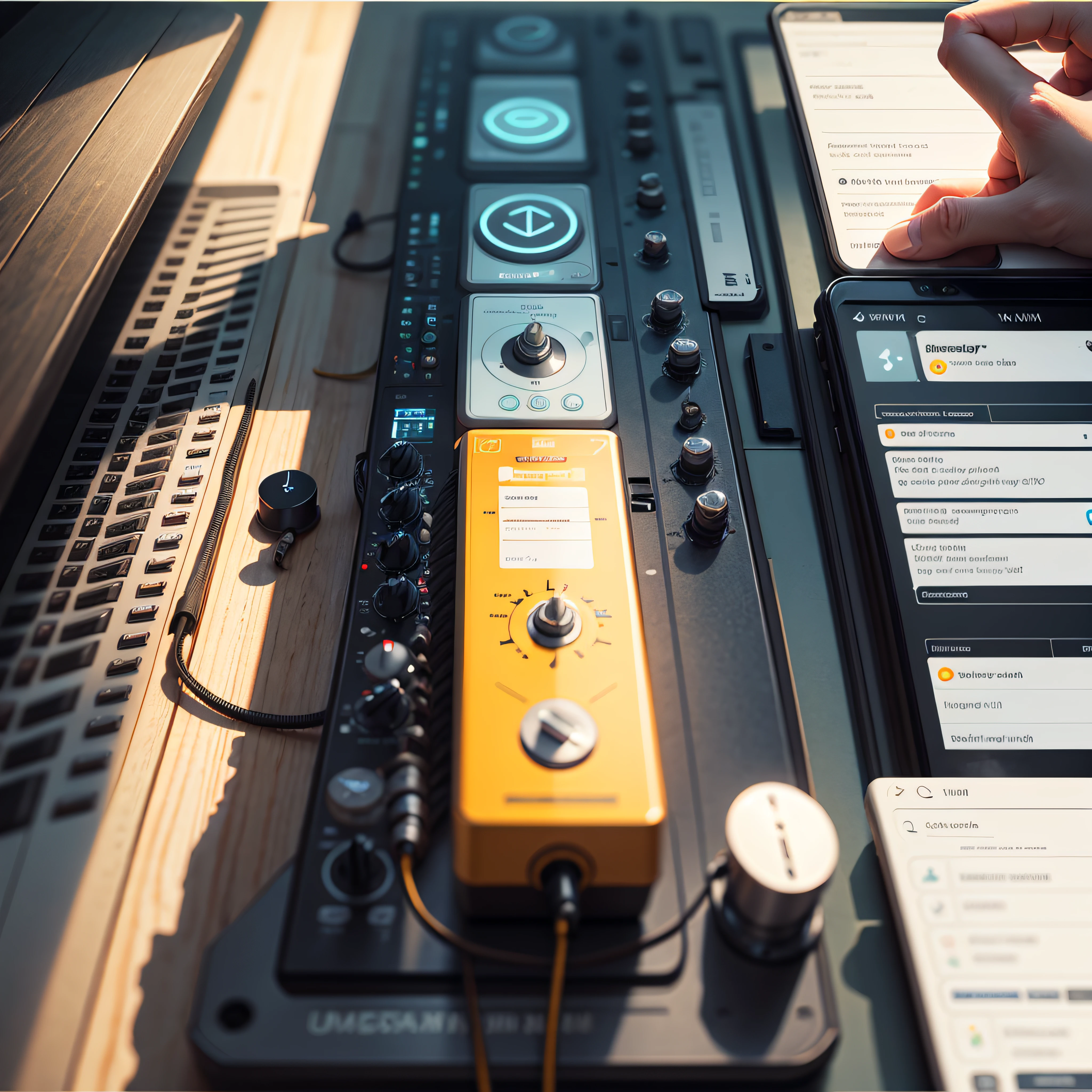 Beautiful UI Playback Stop Pause Recording Skip Analog Front --auto