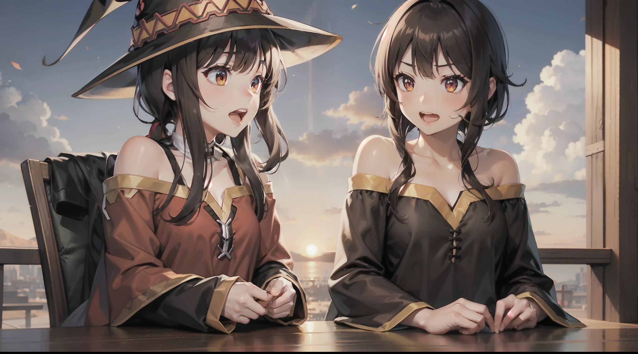 Megumin, chanting