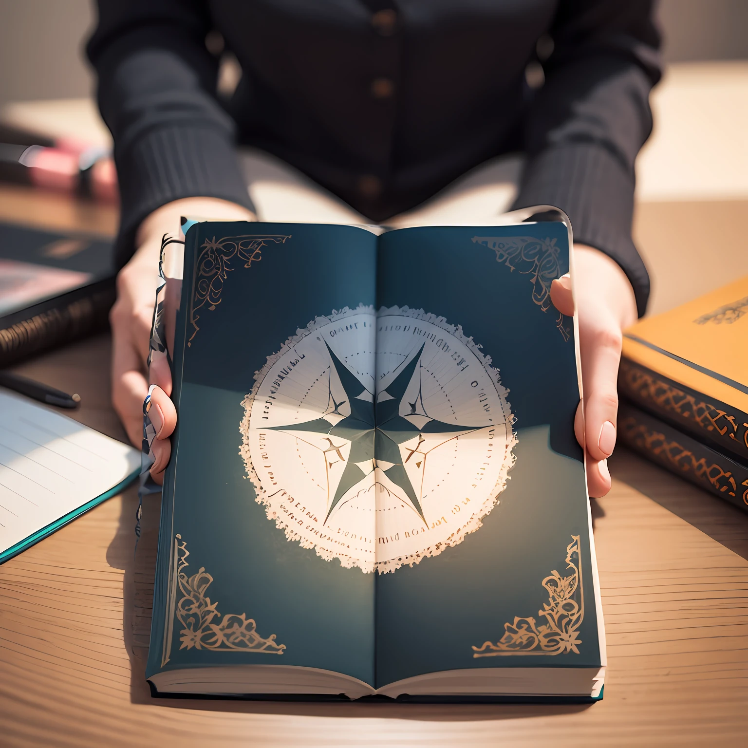 Lined paper book, medium thichness