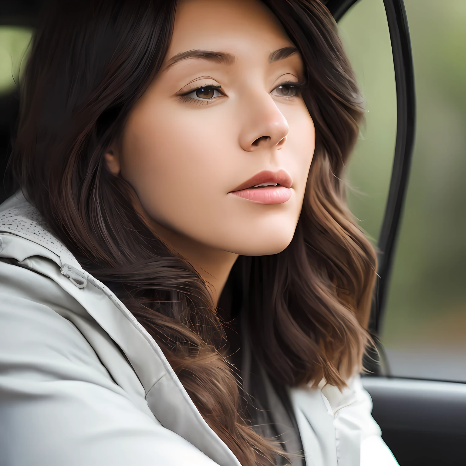 Introverted and reflective women --auto