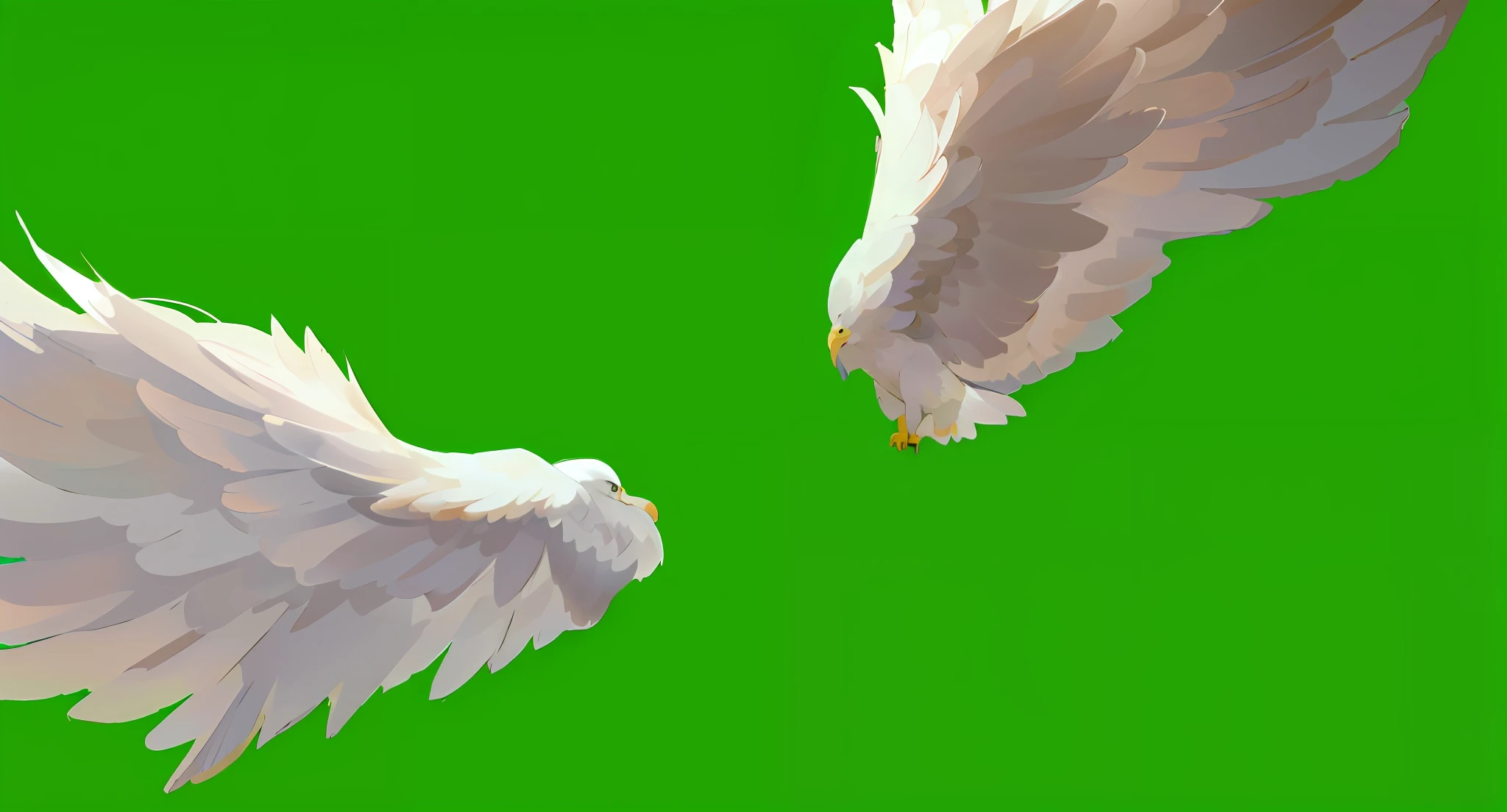White wings flying in the sky have two, two wings, background air combat, wings, feathered wings, bird wings, symmetrical wings, white wings, with wings. Ultra detail, eagle wings, eagle wings, wireless, winged wolf, feathered wings, real wings, wings, super high pixel detail, angel wings