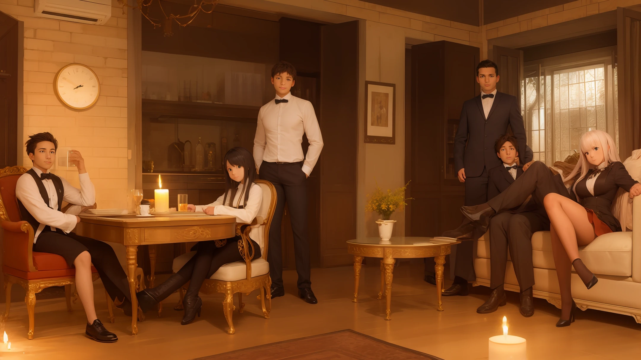 A young man who built a realistic harem