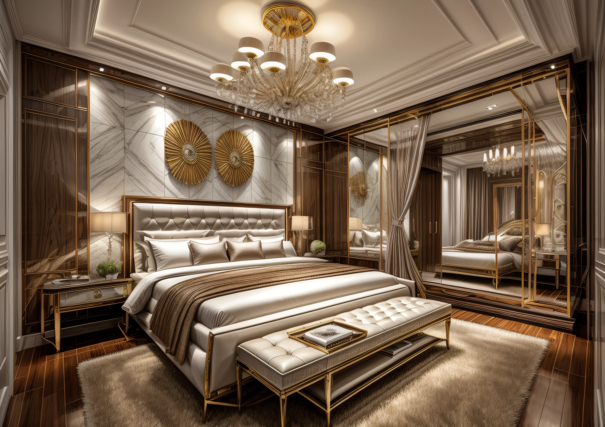 "luxurious and modern interior design with a touch of sophistication and elegance." --auto