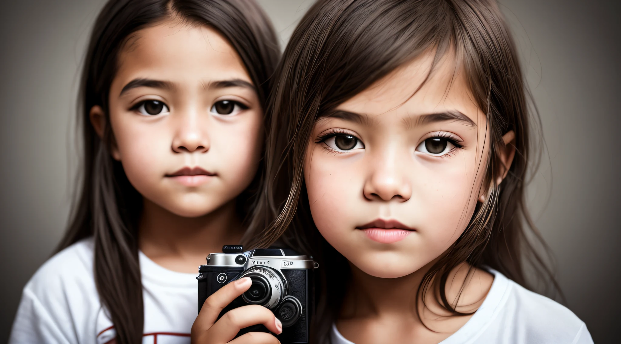 mENINA CHILD BLONDE LONG HAIR ,PORTRAIT, holding a camera up to the face and looking through it, portrait photography, Pepe Moreno, Fernando Guerra, portrait photo, Pedro Correa, professional photo, Danilo Torres, Pablo Dominguez, photography, art Foreground : Eloy Morales, professional photo, Ignacio Rios, close-up portrait photo, journalist photo, professional photographer, Julian Calle