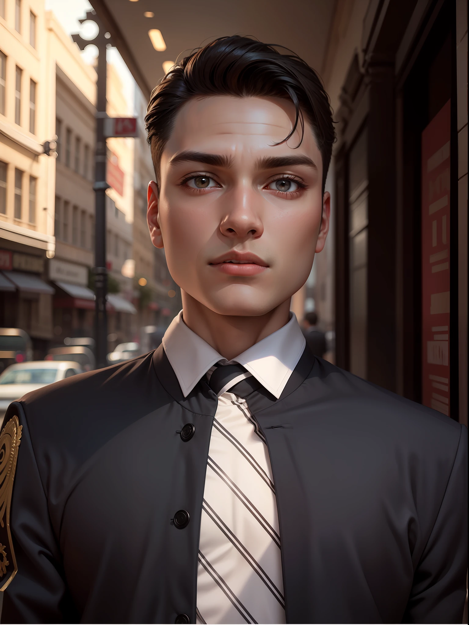 Change dress, change background,handsome boy of 18 years old, ultra realistic.