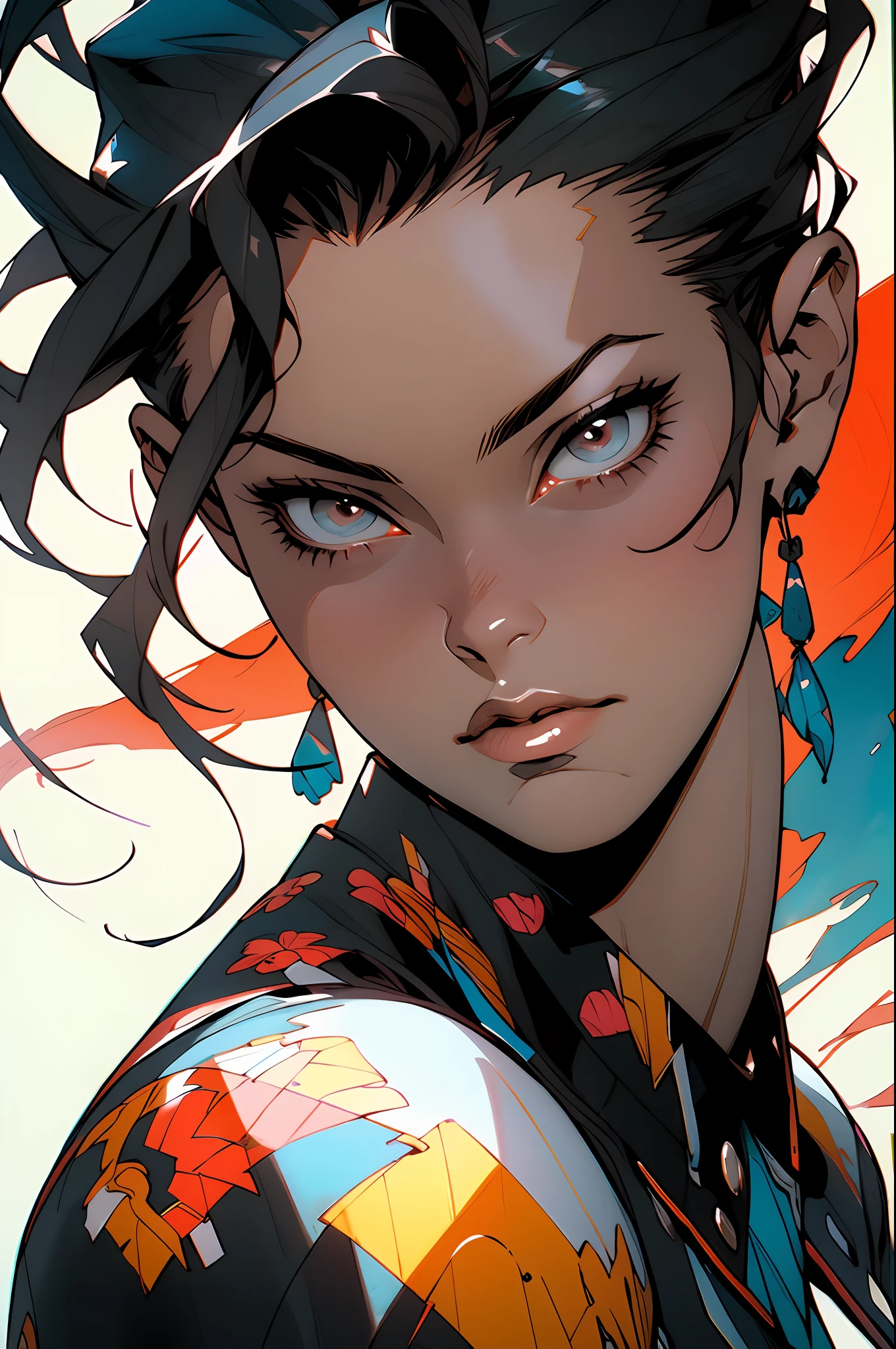 beautiful woman with long hair ultra detailed, (beautiful and clear background:1.2),, sharp claws pointed hair on back and fore-arms ,tatoon style , comic book style ,monster ultra detailed, (beautiful and clear background:1.2),, fantastic paintings ,graffit style , stained glass colored, out, vibrant, fantastic paintings by joe madureira ,high quality, --ar 3:4 --upbeta --test --creative --upbeta --upbeta --::jason fabok and yoji shinkawa style ::2.0 comix illustration style giant monster with big sharp upbeta --upbeta ,photo, sticker art, freedom, soul, digital illustration, comic style, centered, approaching perfection, dynamic, highly detailed, watercolor painting, artstation, concept art, smooth, sharp focus, illustration, art by carne griffiths and ,alone anime, centered, approaching perfection, dynamic, highly detailed, character sheet, artstation, concept art, smooth, sharp focus, illustration, art by kim jung gin, carne griffiths and wadim kashin , sasha yakovleva, loish, jeremy mann, character sheet, lightningwave, beautiful anime watercolor painting ,paint dripping by tim okamura, victor nizovtsev, greg rutkowski, noah bradley. trending on artstation, 8k, masterpiece, graffiti paint, fine detail, full of color, intricate detail, golden ratio illustration,monochromatic green background, masterpiece, best quality, high quality, highres, best quality, high resolution fix, bright amazing lighting, detail enhancement,(beautiful and clear background:1.2),, fantastic paintings ,graffit style, best quality, high quality, highres, detail enhancement, ((most beautiful image in the world)), masterpiece, best quality, high quality, highres, detail enhancement, ((most beautiful image )), , emphasis on the correct 5 fingers on each hand and the correct shadow, , bright image, art by stanley artgerm lau, art by kenneth rocafort, art by genzoman, art by joe madureira, art by blushyspicy, art by stjepan sejic, art by j scott campbell, art by guillem march, art by c