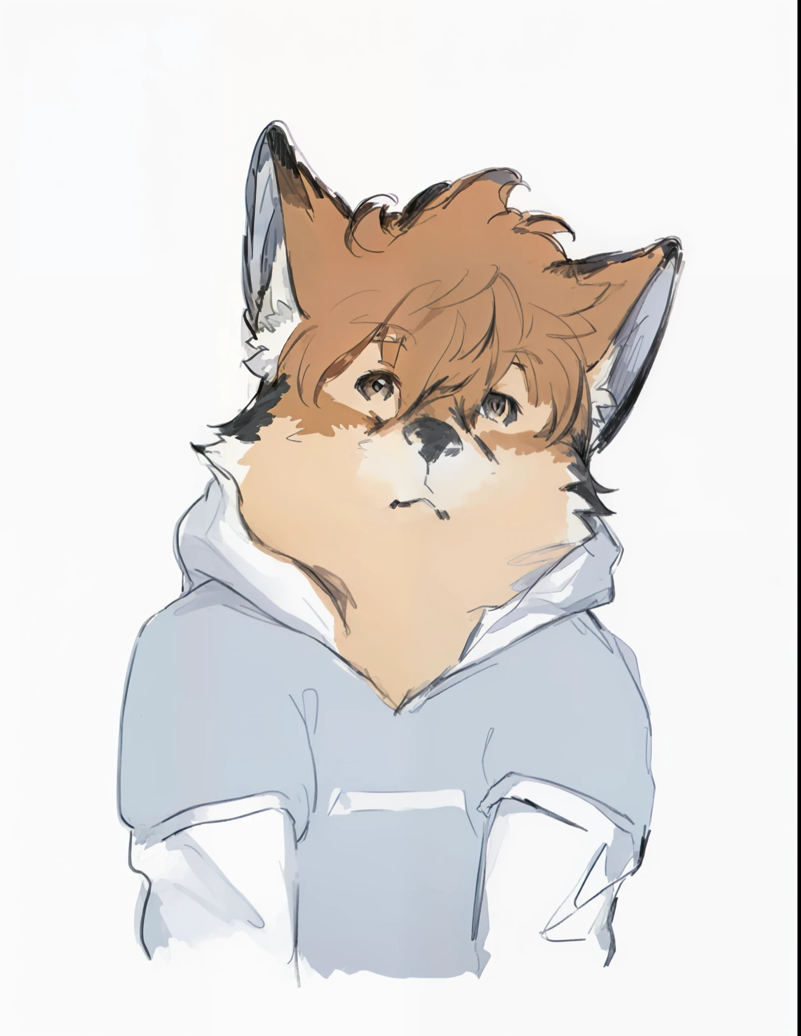 a close up of a cartoon fox wearing glasses and a hoodie, furry furaffinity, professional furry drawing, generic furry style, varguyart style, fursona wearing stylish clothes, art in the style of joshy sly, furry fursona, an anthro fox, as an anime character, stern looking fox in a lab coat, furaffinity fursona