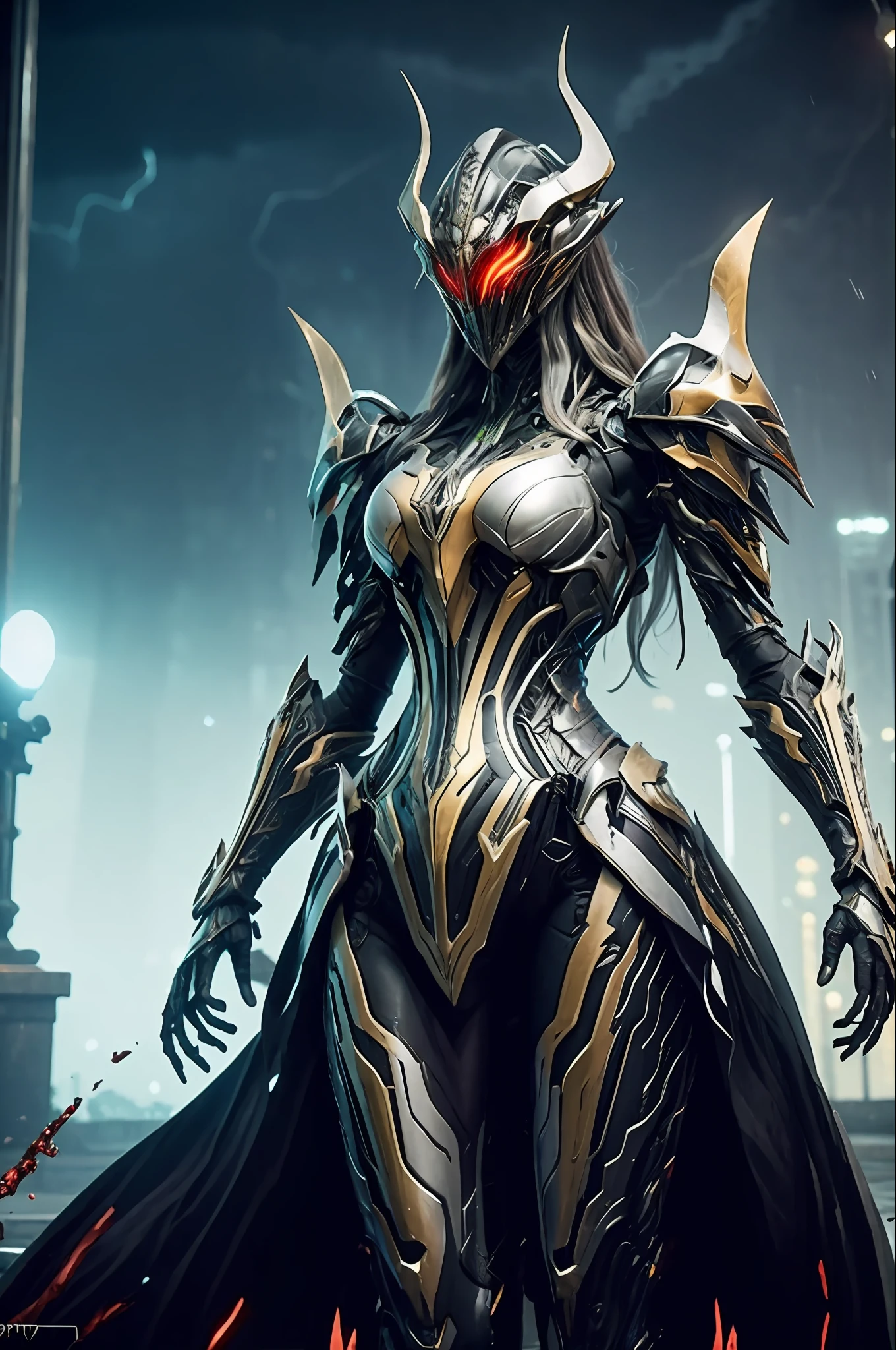 1chinese girl, warframe, intricate pattern, heavy metal, energy line, faceless, glowing eyes, elegant, intense, blood red and black uniform, solo, modern, city, street, dark clouds, thunderstorm, heavy rain,
dramatic lighting,
(Masterpiece:1.2), Best Quality, High Resolution, Beautiful Detail, Extreme Detail, Perfect Lighting, 1 Japanese, Warframe, Prime, Rhino Prime, Volt Prime, Saryn Prime Dynamic Pose, Intricate Pattern, Heavy Metal, Energy Line, Faceless, Glowing Eyes, Long Silver Hair, Wind Blowing Hair, Elegant, Intense, Blood Red and Black Uniform, Bloody Wings, Solo, Desert, Sunny, Bright, Paws, Dramatic Lighting, (Masterpiece: 1.2), the best quality, high resolution, beautiful details, extremely detailed, perfect lighting, stroke, from below