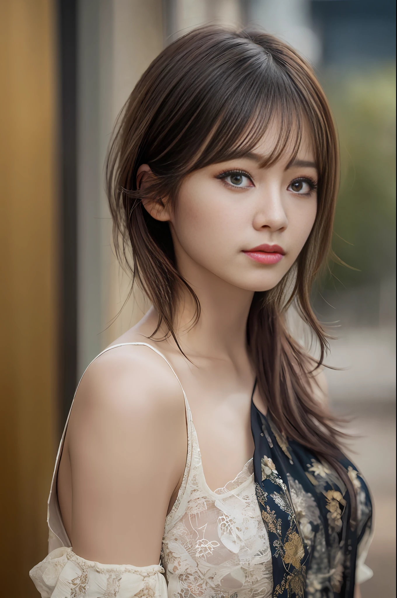 (Masterpiece: 1.3), (8k, photorealistic, RAW photo, best quality: 1.4), (1girl), Japan person, 22 years old, beautiful face, (realistic face), (black hair, short hair: 1.3), beautiful hairstyle, realistic eyes, beautiful detail eyes, (realistic skin), beautiful skin, absurdity, attractive, ultra high resolution, ultra realistic, high definition, golden ratio, upper body,