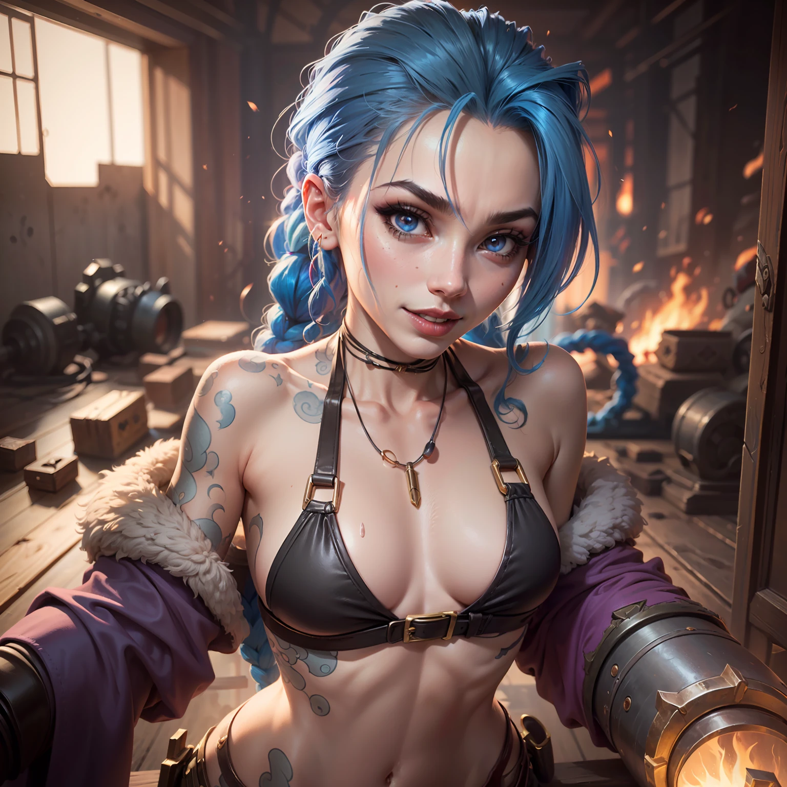 Jinx's arm of League The Legends