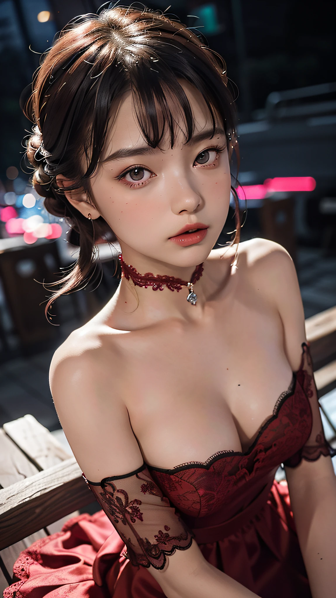 ((Masterpiece)), 1girl, super detailed face, hyper-realistic, (flirtatious expression), anime cosplay, luminous cat ears, ((angelic face)), ((incredibly beautiful eyes)), green eyes, (full body), sailor moon boots, super sexy hair, (delicate and perfect hands), super delicate and sexy body, sexy pose, ((ulzzang)), (pinterest), (super thin face), delicate features, ultra detailed, best quality, captivating beauty, sexy look, futuristic background, stars