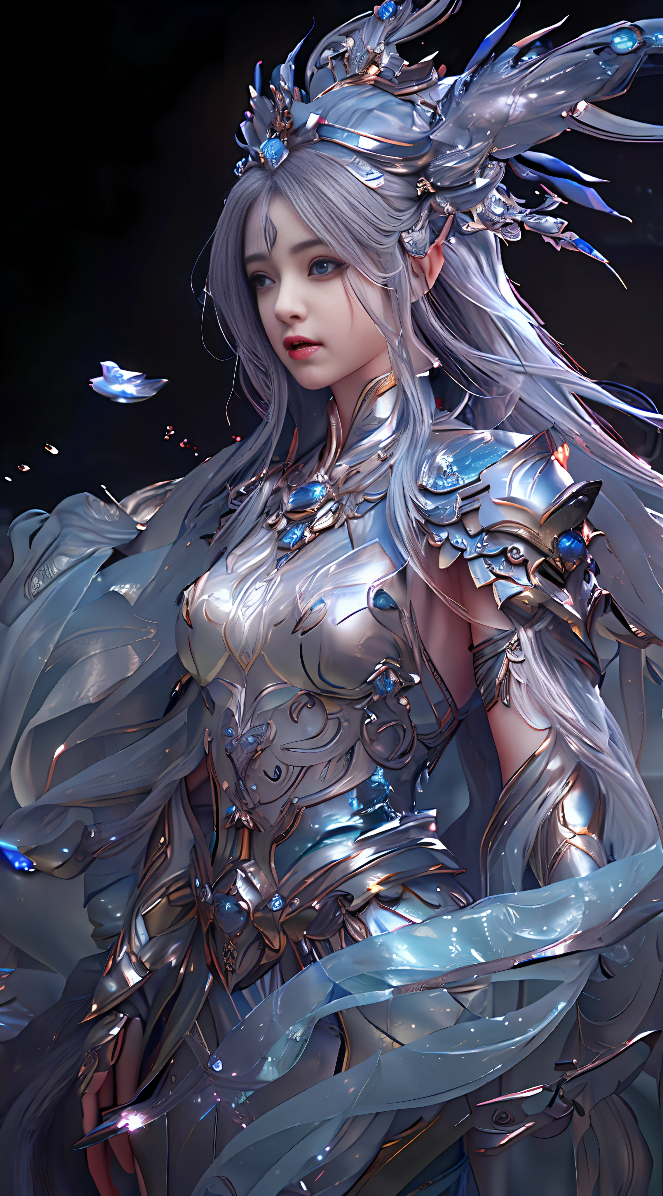 Golden Yellow, 3d Rendered Character Art 8K, Beautiful Fantasy Queen, 8k High Quality Detailed Art, Beautiful and Elegant Elf Queen, Realistic Anime Girl Rendering, (((Beautiful Fantasy Queen)), Smooth Anime CG Art, Beautiful Elf Princess, 3d Anime Realistic, 8K Portrait Rendering