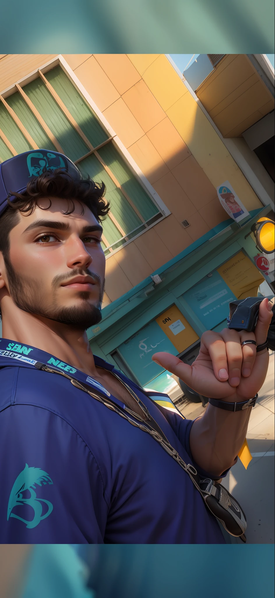 There is a man who is standing in front of a seawall, profile picture 1024px, Caio Santos, profile picture, profile picture, profile picture, profile picture, Enes Dirig, 2 , uploaded, taken in early 2020, standing in front of Lowrider, avatar image, Maximus Jacobs