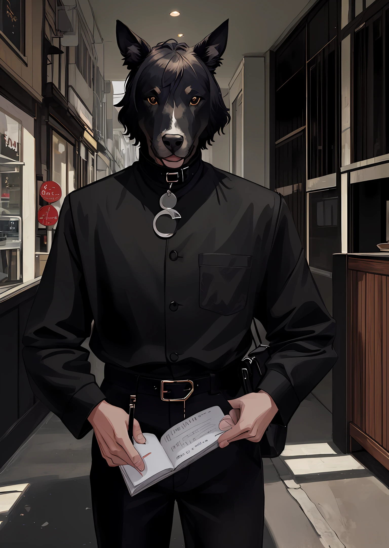 black dog