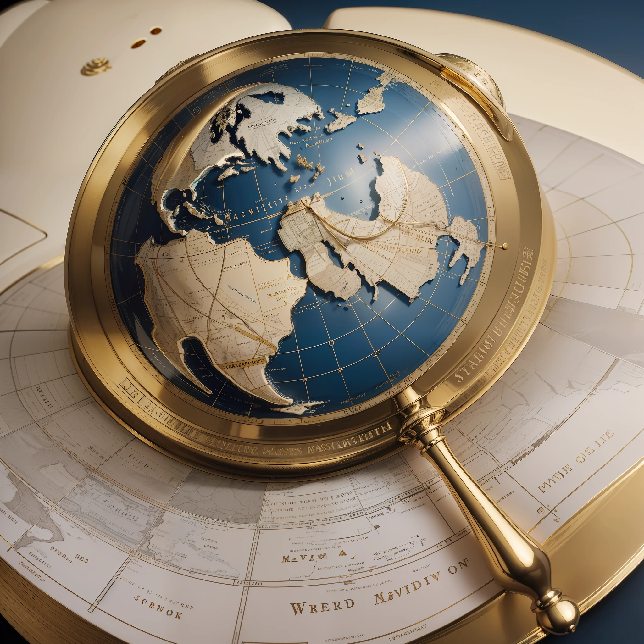 An ebook cover about English with modern design features a stylized globe in shades of blue and green in the center. The word "MASTER THE ENGLISH" is highlighted in striking letters over the globe, with subtle details. At the bottom, there is a colored banner with the title "Handbook of 15 Effective Strategies for Mastering the Language."