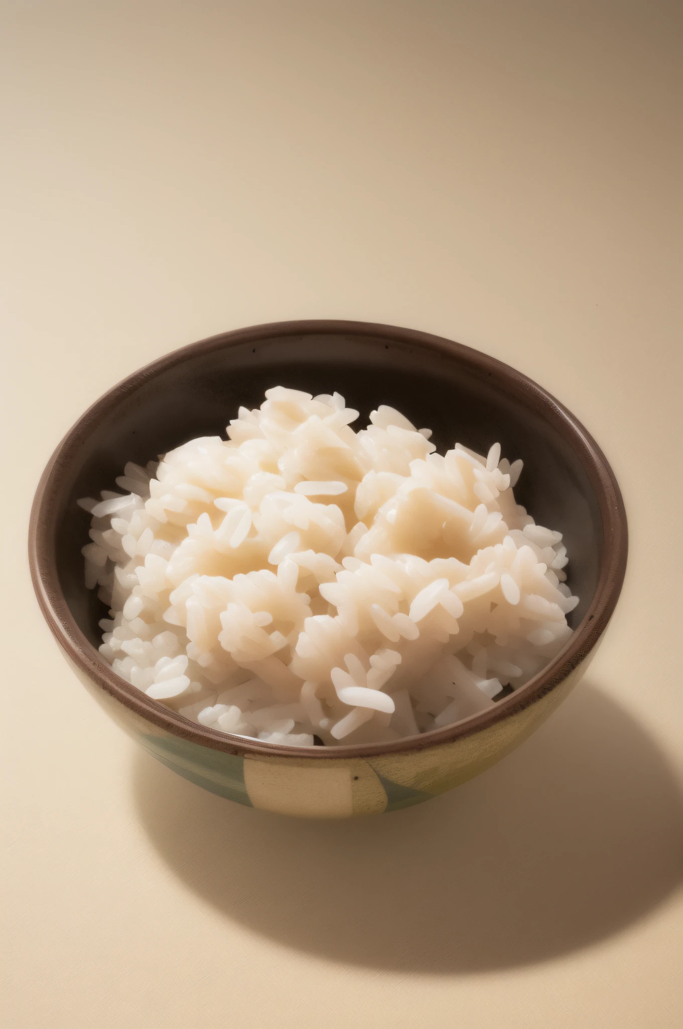 Rice in a bowl on a white surface, rice, Japanese food, rice bowl, rice ball, cooking, new print, new print, true / kanga, delicious,