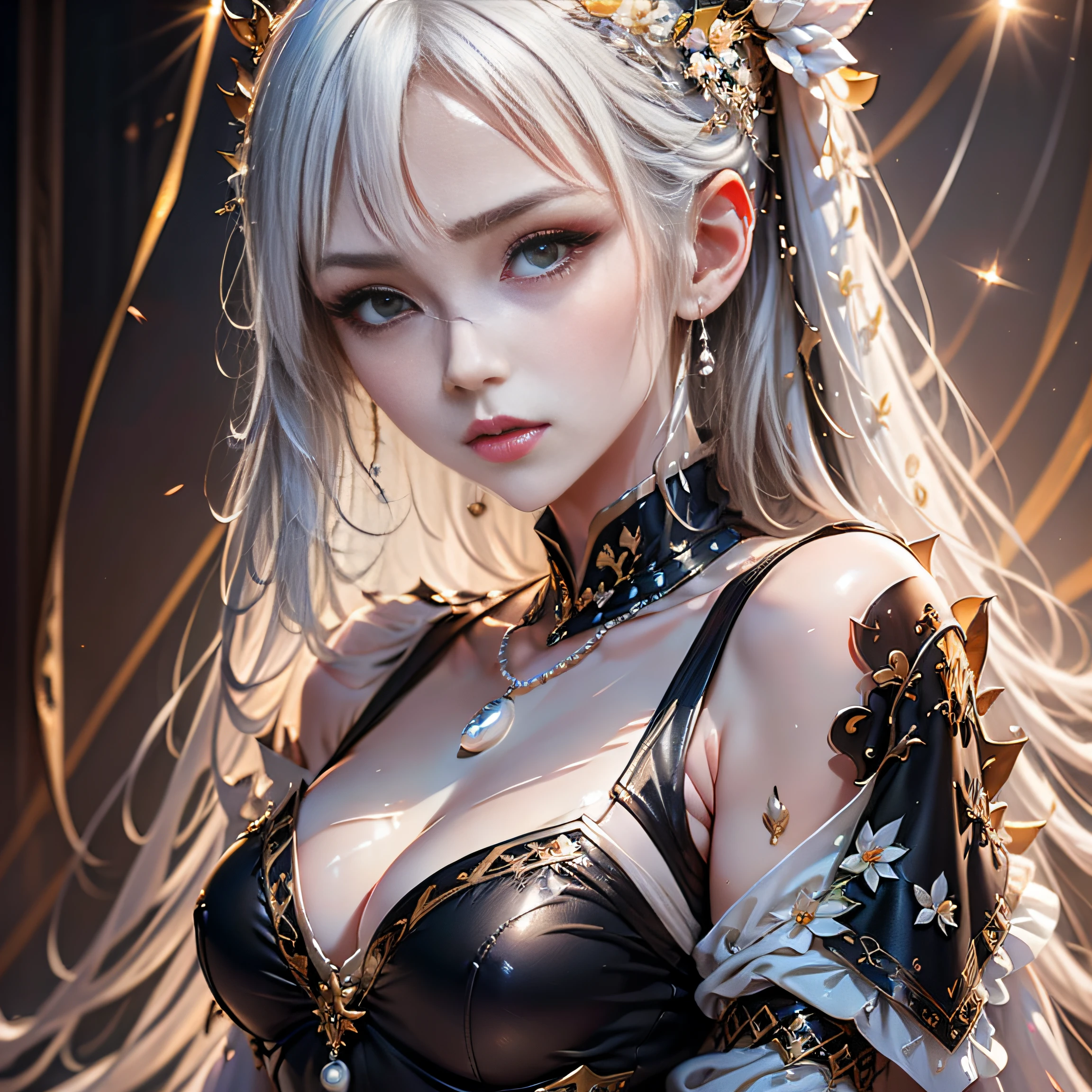((pale skin)), ((pearl skin)), (((full body))), olsen01, ((looking at camera)), ((very attractive)) portrait of sexy woman ((perfect female face) ), intricate, 8k, highly detailed, (very detailed CG unity 8k wallpaper), ((square jaw)), (clear jaw), (sagging lips), (detailed anatomy), surreal Full shot body image, trending on CGSociety, intricate, high detail, sharp focus, dramatic, volumetric lighting, digital painting, intense, model shot style, (very detailed CG unity 8k wallpaper), of the most beautiful artwork in the world Full Body Photo, Pearly Skin, Professional Majestic Oil Painting By Ed Blinkey, Atey Ghailan, Studio Ghibli, By Jeremy Mann, Greg Manchess, Antonio Moro