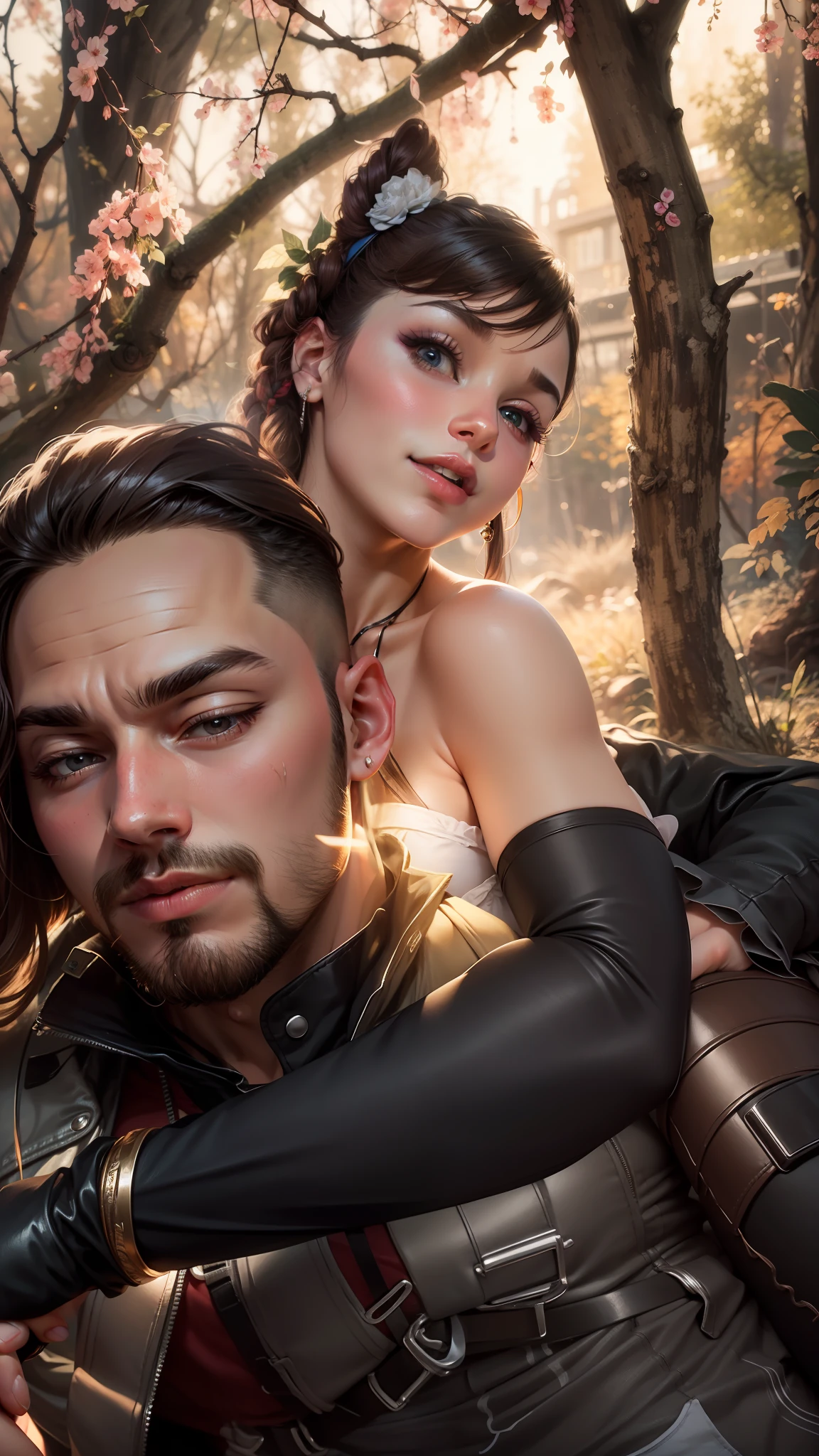 8k cute couples romantic background