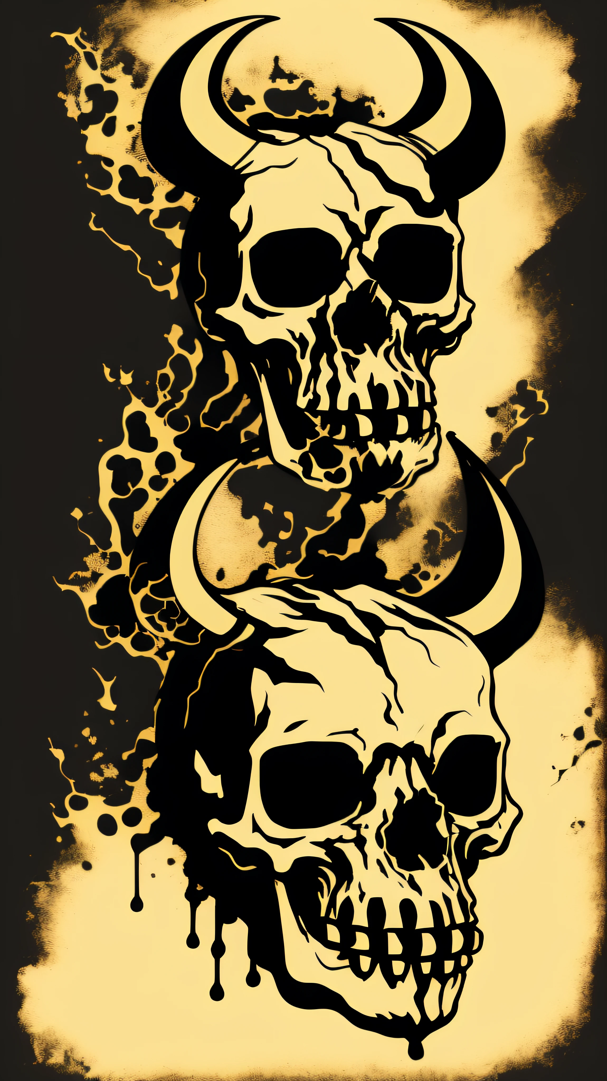 american flag,hand drawn, face evil death skull In the center, t-shirt design,in the style of Studio Ghibli,3D vector art,isometric,4K resolution,white background,watercolor effect,colorful shades --auto