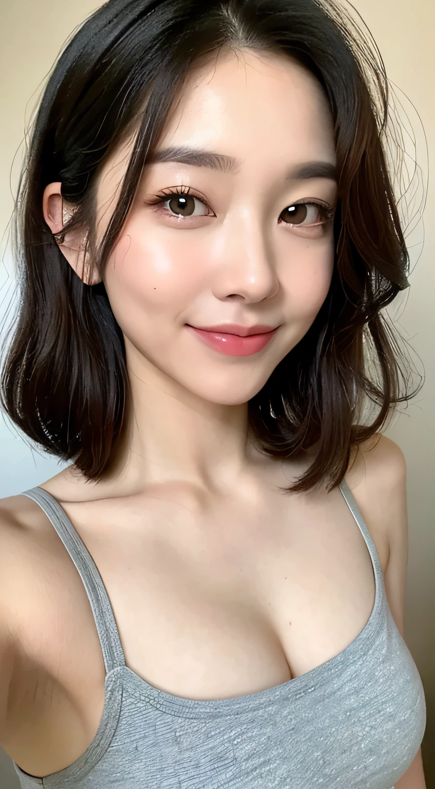 ((Best Quality, 8K, Masterpiece: 1.3)), 1girl, Slim Abs Beauty: 1.3, (Hairstyle Casual, :1.2), Sexy dress, super fine face, Delicate eyes, Double eyelids, smile. Take photos in cute poses, very low figure, small waist, big breasts, close up, zoomed close-up, beautiful background