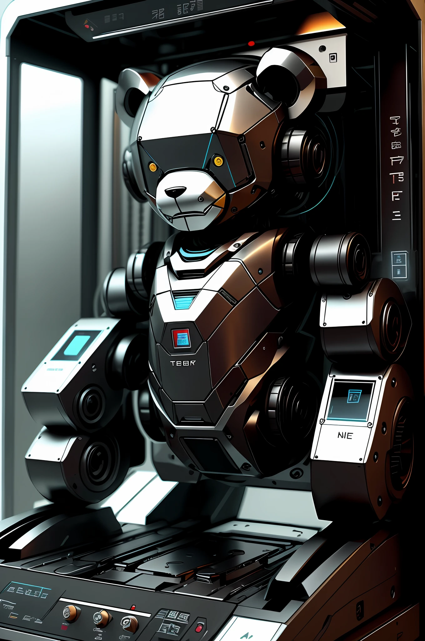 teddy bear, robot, machine, machine