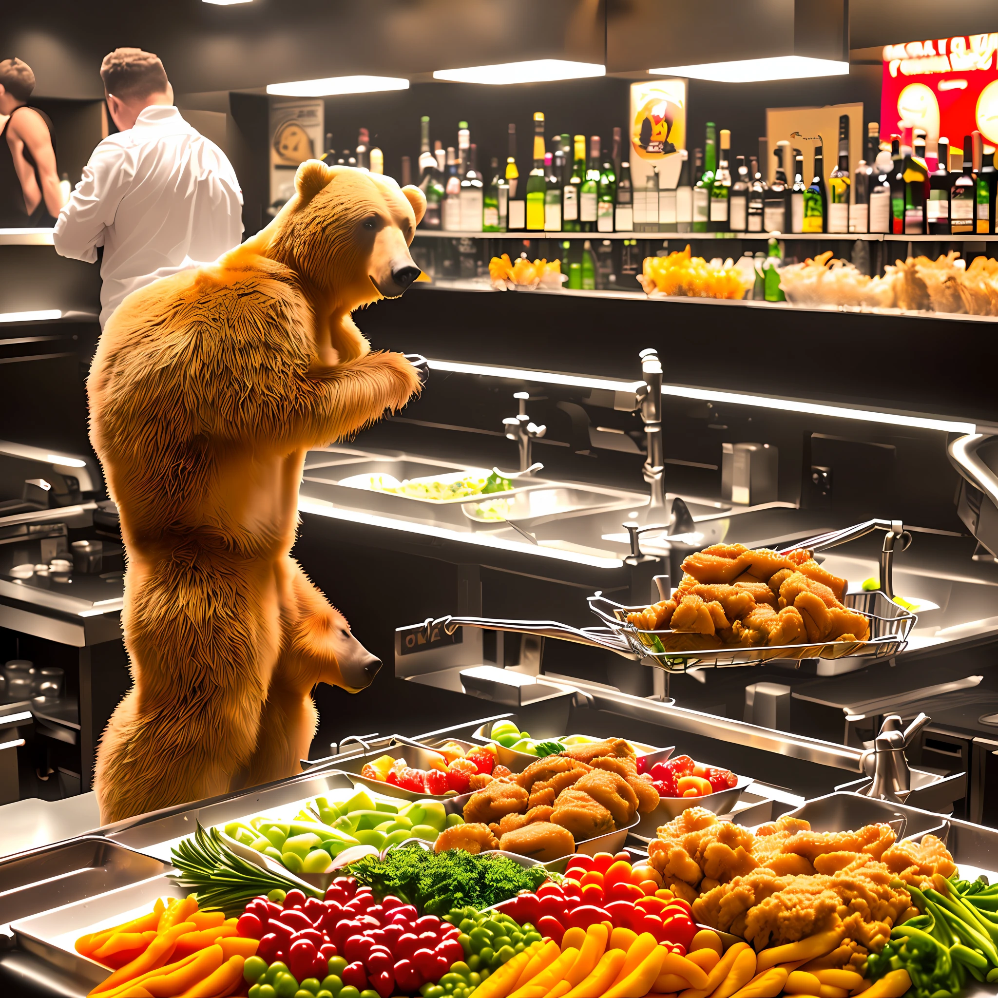 Big chicken bar strong bear