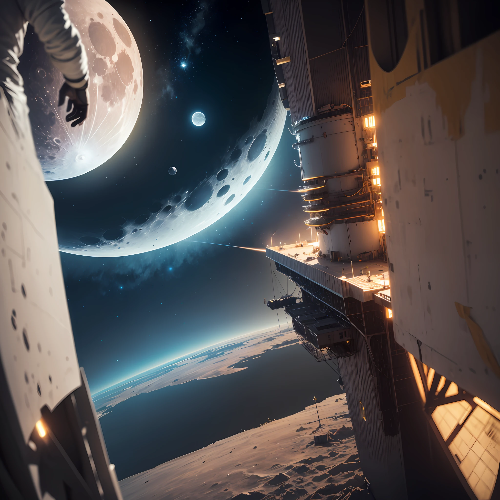 The Moon: Our Gateway to the Stars"
In this video, we explore the potential of establishing a lunar colony as a stepping stone towards further space colonization. We discuss the advantages of the Moon's proximity to Earth, its resources, and the potential for utilizing lunar soil to build habitats. We also delve into the challenges of living on the Moon, such as radiation exposure and the need for artificial gravity. Join us as we envision the Moon as a launchpad for humanity's future in space. --auto