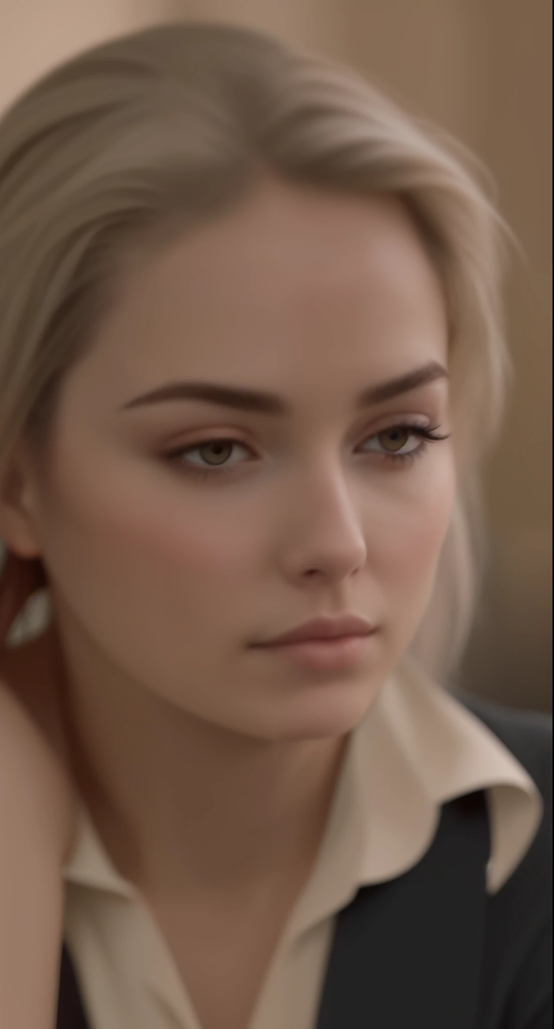 a photo of a woman, casual dressed, realistic skin