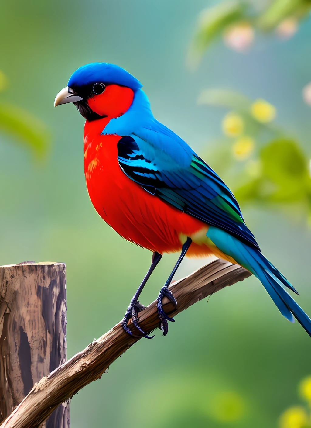 (masterpiece, best quality,1.2beautiful colorful bird,realistic,1.5