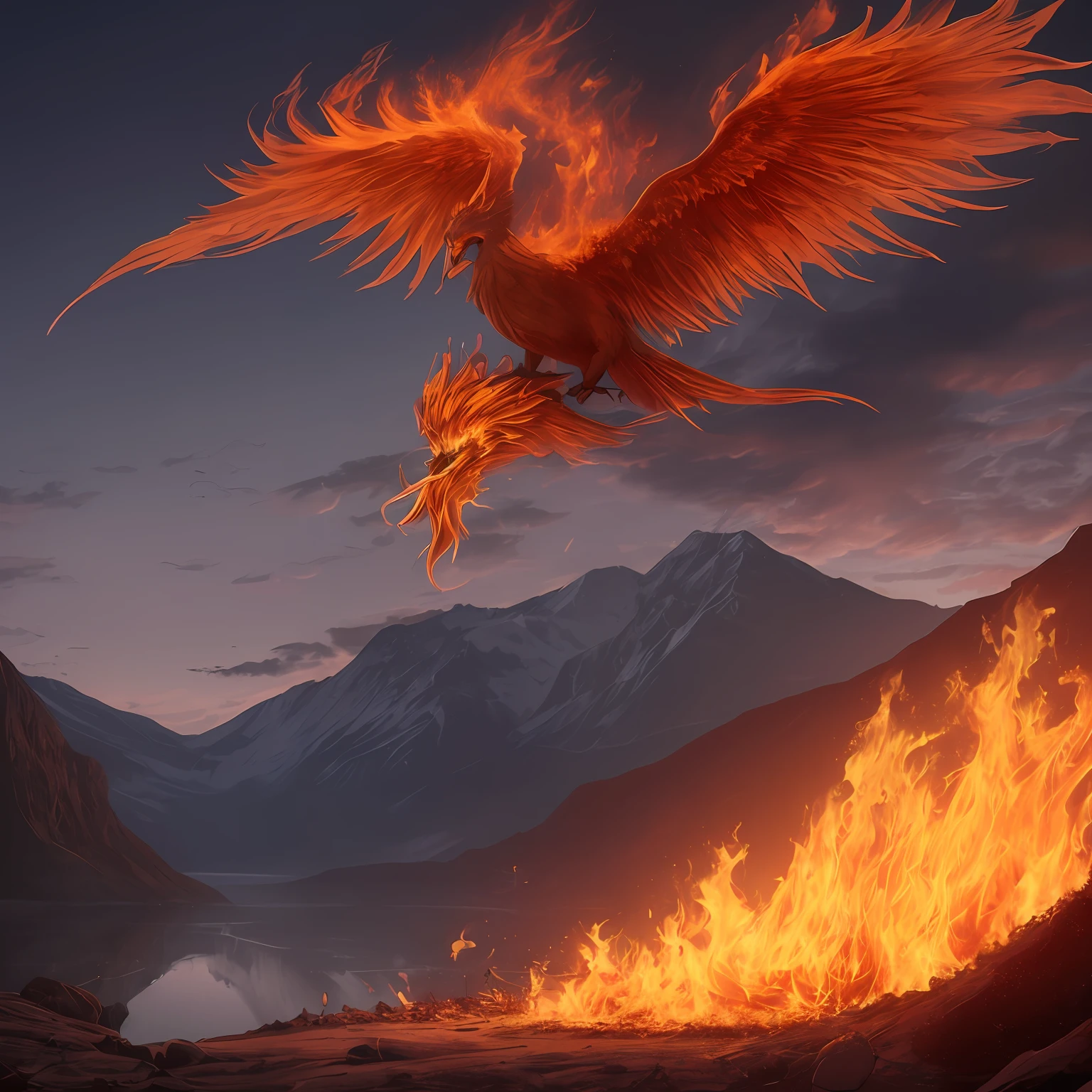 The song of silence and the phoenix is reborn from its ashes
