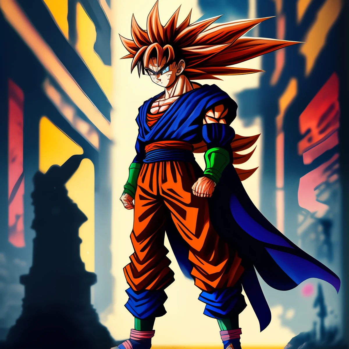 Goku cyberpunk