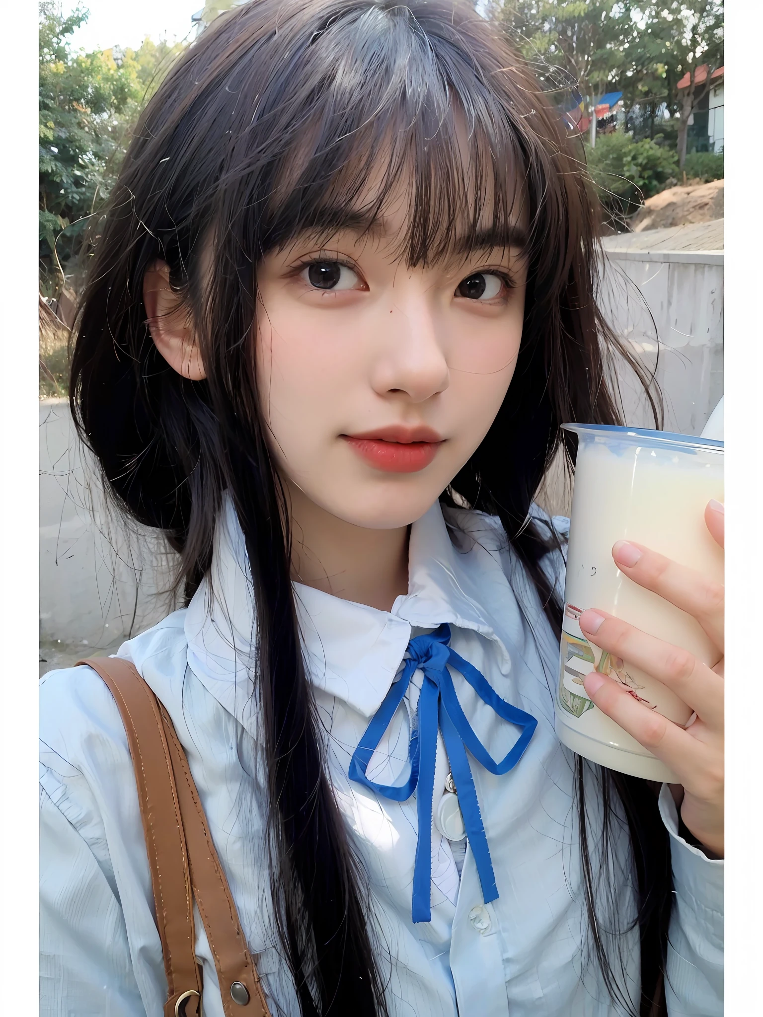 (Large breast:1.4),(shirt:1.4),(Best quality,masterpiece,ultra high res,(photorealistic:1.4),1girl,(16 years old:1.4),(partially unbuttoned:1.5)