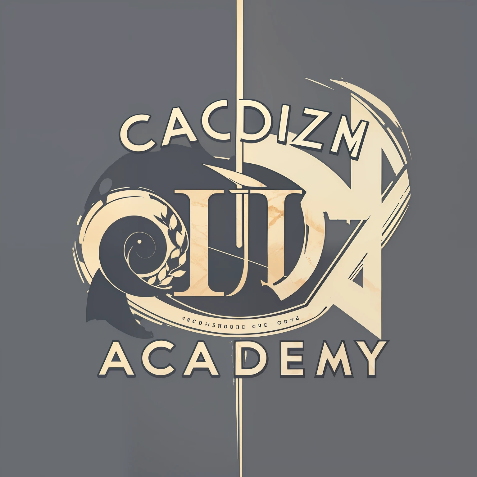 Quiz,academy,logo,cector,simple,flat,low,smooth,plain,minimal,straight,desight,whait background