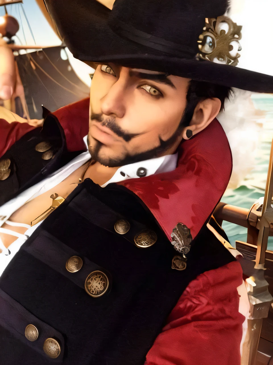 SEA, PIRATE SHIP --auto