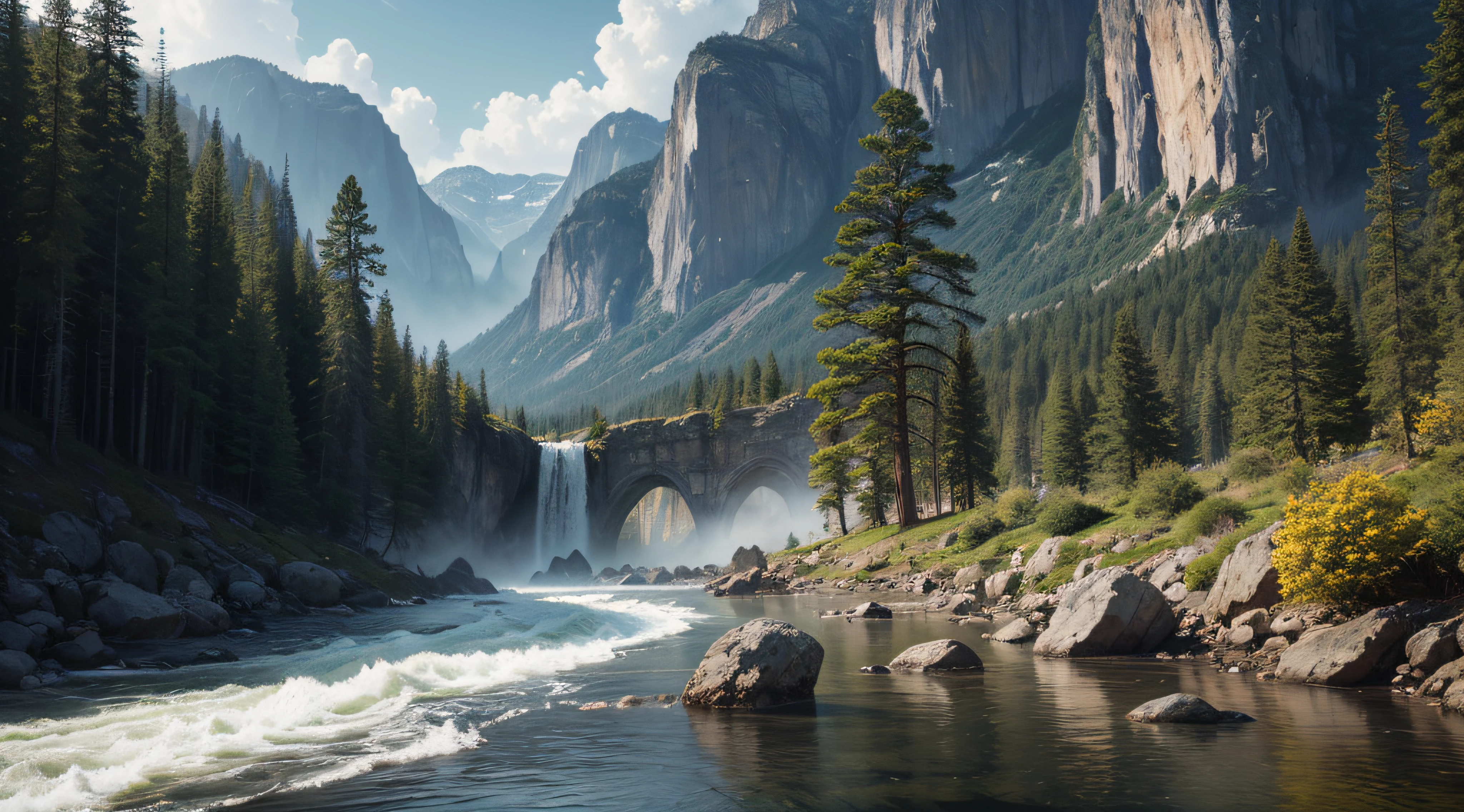 landscape,water,(extremely detailed CG unity 8k wallpaper), most beautiful artwork in the world,professional majestic oil painting,intricate, High Detail, Sharp focus, dramatic, photorealistic painting art