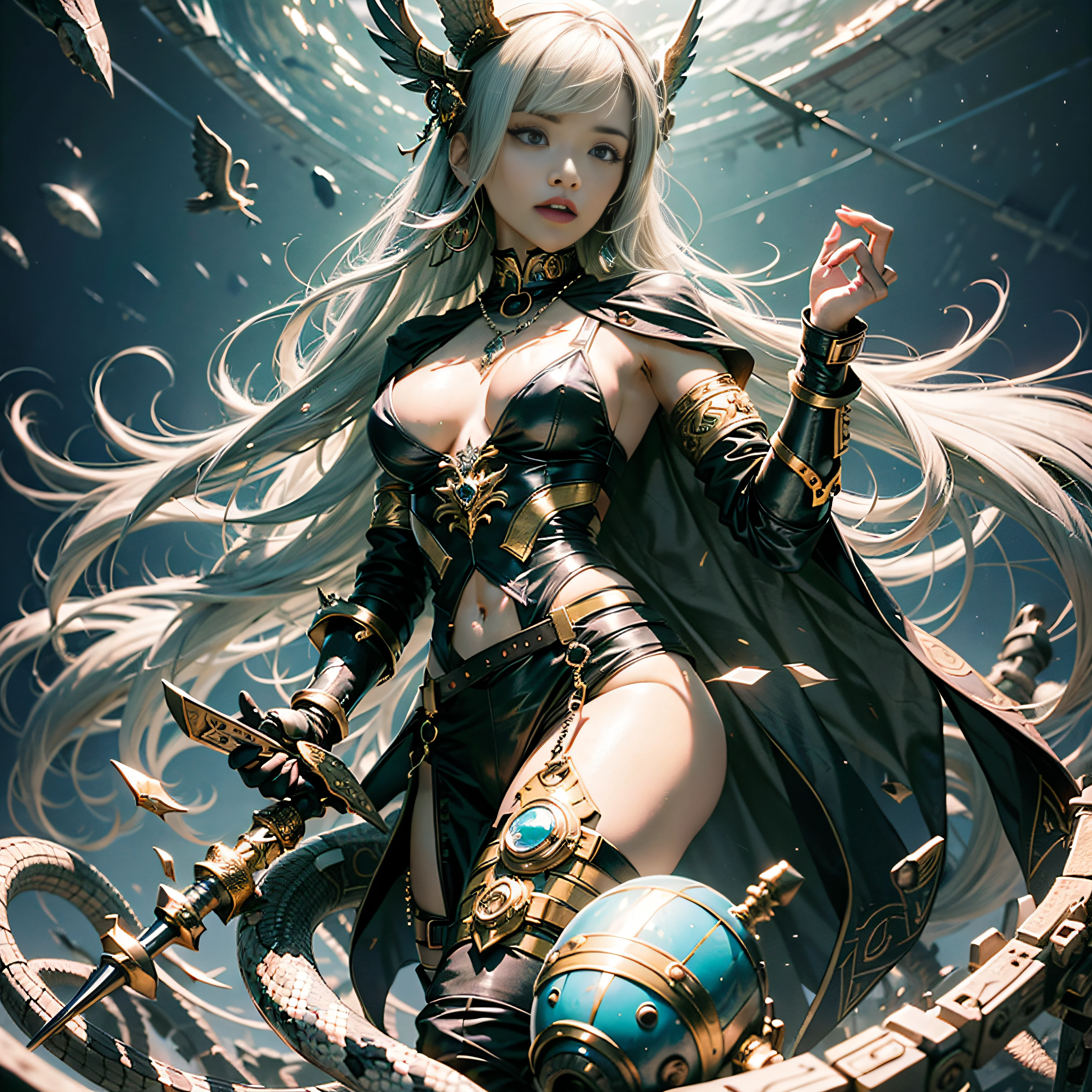 Outdoor Nature "Immaculate Paradise" Forest Natural VikingTree Queen Native dazzling Valkyrie-wings key torus chains "Heavy Metal" fire-follets fairy pixie sprite conceptual safe female glamour aesthetic walking slowed down guitar:1.37 Cosplay "Nicki Minaj":1.5 "Rihanna":1.5 "Beyoncé":1.5 aristocratic jacket 38years symmetrical athlete oiling hairstyle obvious varied bangs opal ecstatic:1.5 faces:1.5 effects cheekbones embarrassed lazuli water drop between eyes hairs Beautiful:1.5 brown eyes pupils black irises turquoise sapphires pearls open mouth teeth smiles eccentric fixed floating jacket cape levitating shoulders-off:1.2 white shirt lace clavicles papillotes hand-thumb-4fingers:1.5 varied breasts1.5 pointed:1.3 satin sideboob felt bikini:1.5 corait:1.5 navy thick leathers skirt:1.5 matching bristles loose swinging spinels navel:1.3 revealing pubis scarlet pubis-hairy obvious indigo underwear:1.5 waist chastity-belt:1.3 silver ornate padlock Gold thighs legs garters boots stainless steel Gothic decorated onyx equirectangular 360 monastery marble ruby background:1.5 DoF mannequins lantern dressed richly decorated armor:1.5 "Chivalrous" dramatic chrome metallic flat bands fathoms brass fullbodye Lily rune ornate emerald plasma embroidered glyphs Tourmaline wood engravings lava magic invoke snake incandescents Crystalline familiar robot Mecha (EOS R6 135mm 1/1250s f/2.8 ISO400) Mechanized mechanized snakes flowering Quetzalcoatl:1.5 adaptable volumetric luminescence:1.5 saturated:1.5 ultra:1.5 pro-photorealistic:1.5 optimal:1.5 qualities:1.5 details:1.5 accurate:1.5 DSLR:1.5 resolutions:1.5 3dcg max:1.5 graded:1.5 enhanced:1.5 Octanes_rendues:1.5 UHD XT3 16K DSLR HDR UnrealEngine5 depths:1.5 analog shadows:1.5 CGSCOSITY pet chef-d':1.5 "Bruce Weber girls" raw nsfw multi etc.