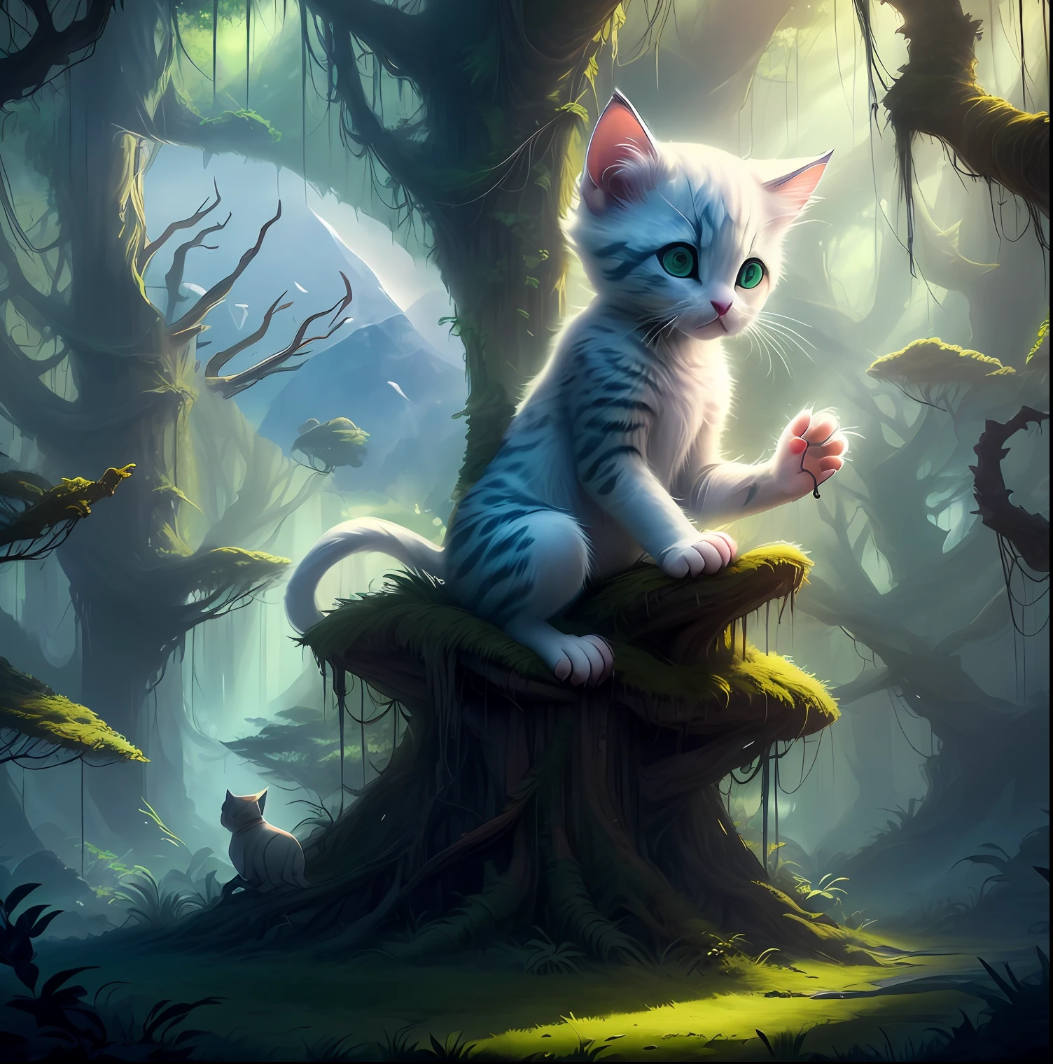 Complete the image by placing the missing landscape