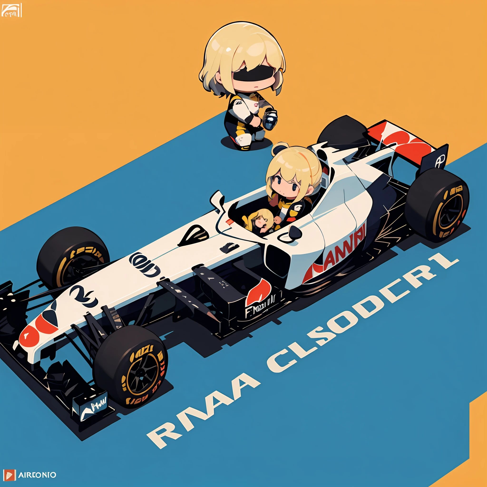 Formula 1 car front