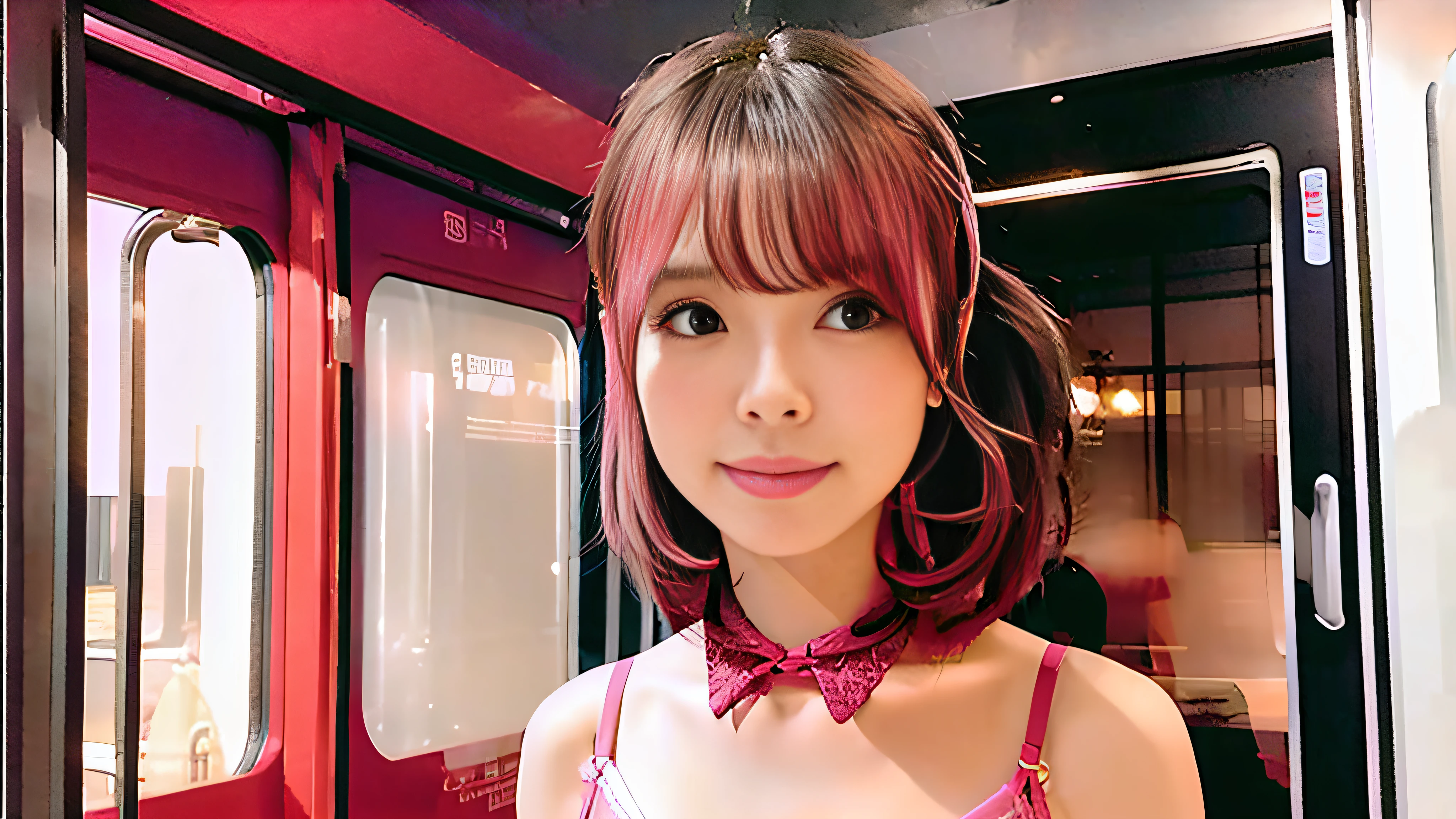 metro I hair pink lingerie pink very sexy beautiful and very feminine