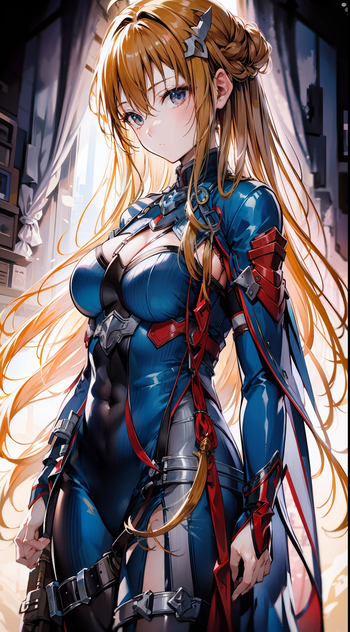 Asuna Yuuki, ultra realistic, in front of the camera