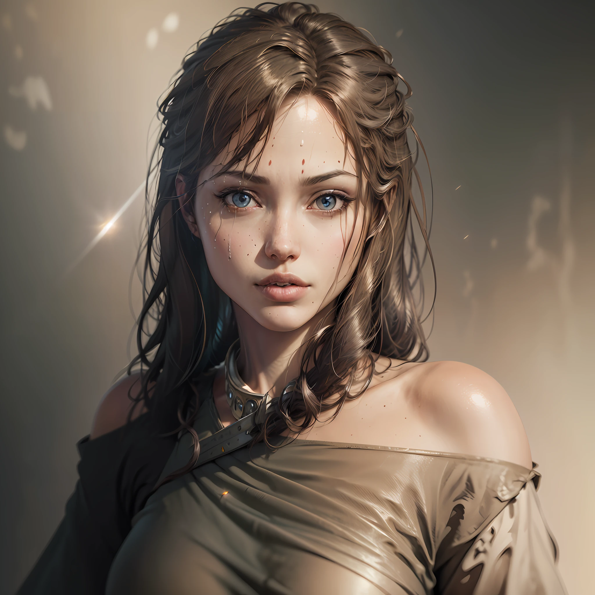 (Best Quality), ((Masterpiece), (Detail: 1.4), 3D, A Beautiful Ancient Indian Woman, HDR (High Dynamic Range), Ray Tracing, NVIDIA RTX, Super-Resolution, Unreal 5, Subsurface Scattering, PBR Textures, Post Processing, Anisotropic Filtering, Depth of Field, Maximum Sharpness and Clarity, Multi-layer Textures, Albedo and Highlight Maps, Surface Shading, Accurate simulation of light-material interactions, perfect proportions, Octane Render, two-color light, large aperture, low ISO, white balance, rule of thirds, 8K RAW, --auto