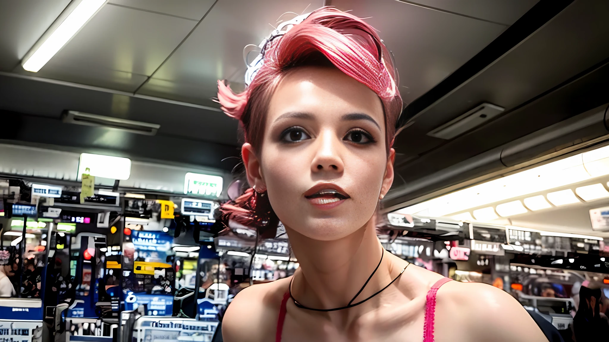 metro I hair pink lingerie pink very sexy beautiful and very feminine