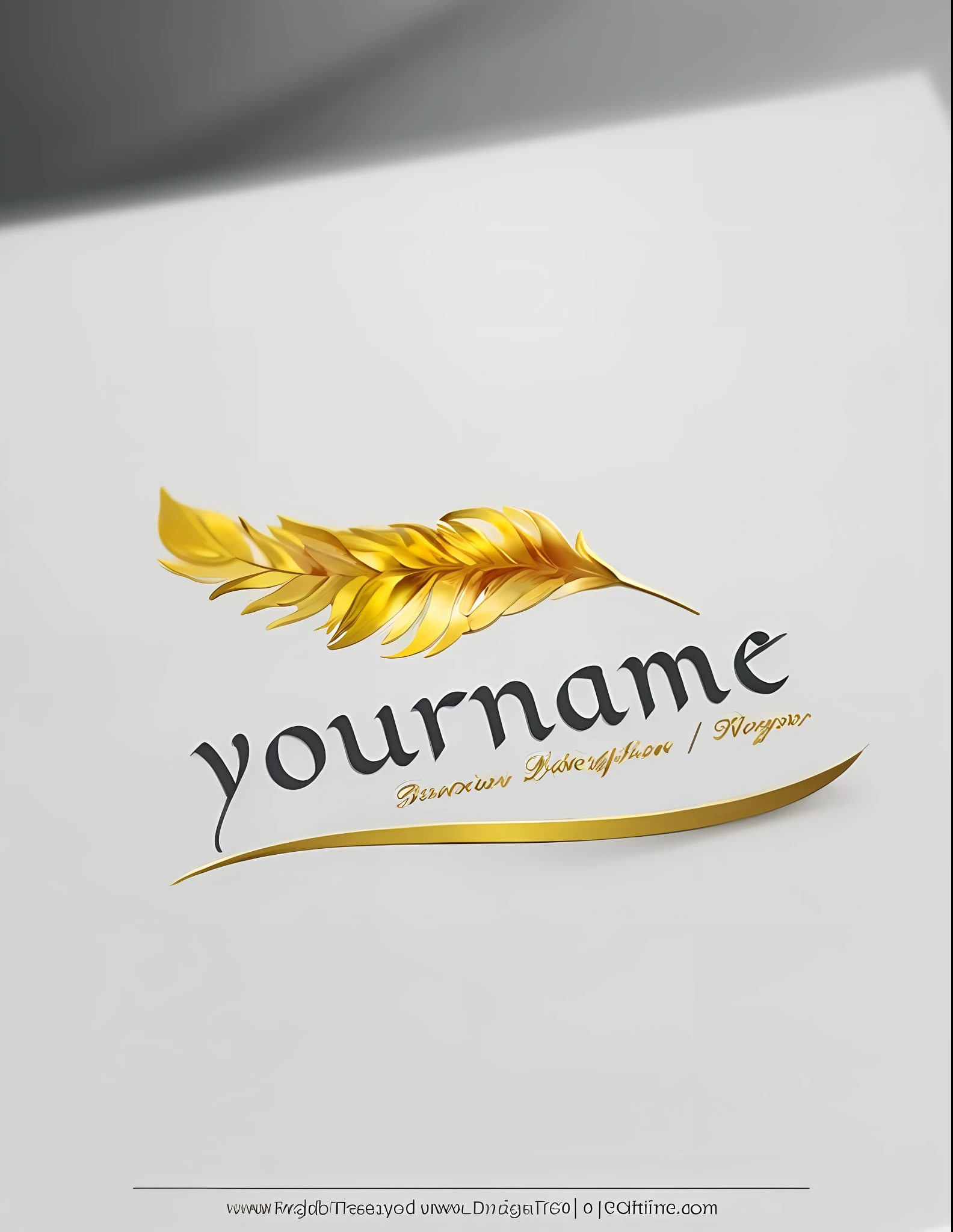 create a logo with the free logo maker, professional logo design, clean logo design, golden pen, logo design, logo graphic design, abstract logo, professional logo, logo conceptual design, logo vector art, gold leaf, digital art logo, logo design, 3D logo, gold theme, delicate details golden stroke,  Simple logo, gold foil